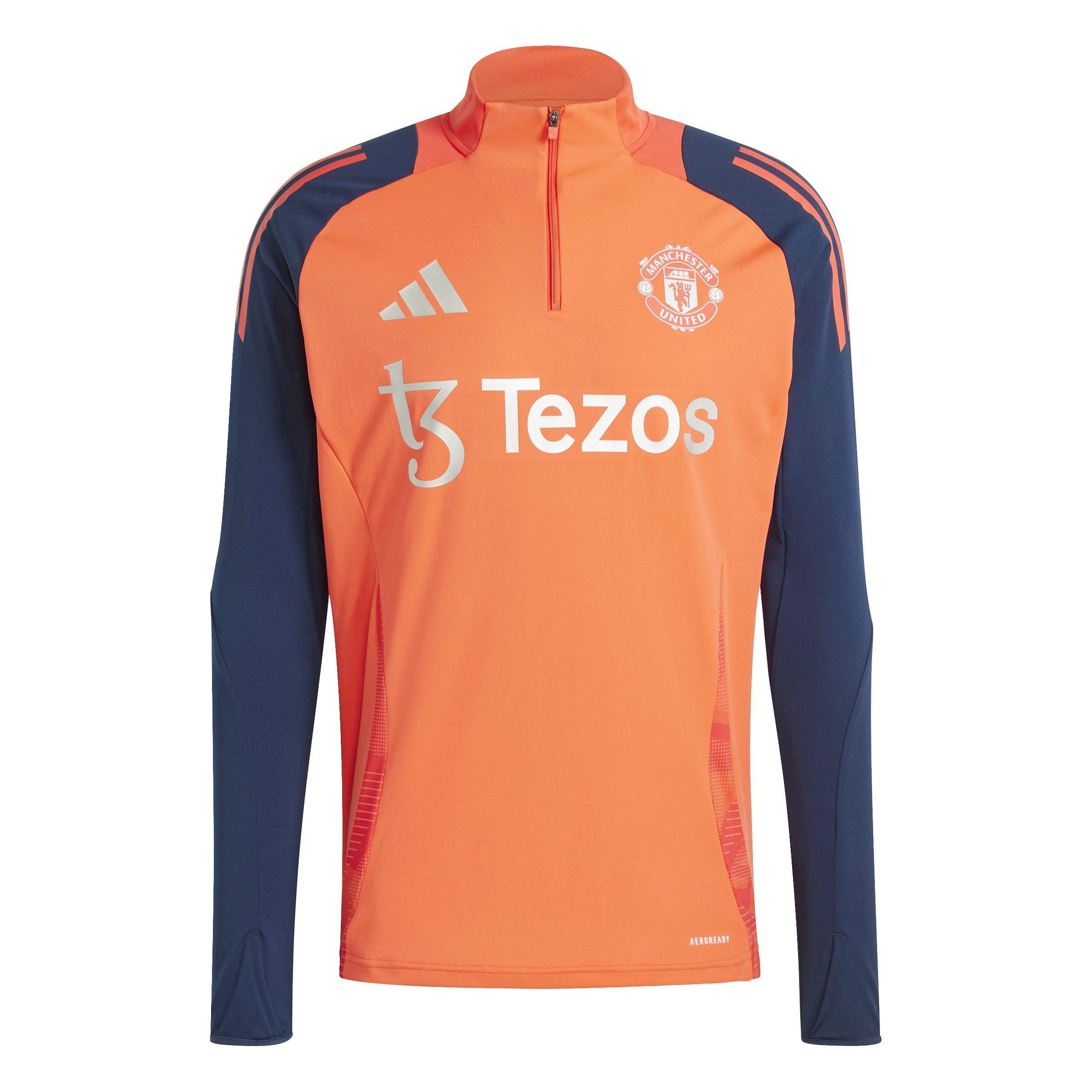 Red/Indigo - adidas - Manchester United Tiro 24 Training Top 2024 2025 Adults - 1