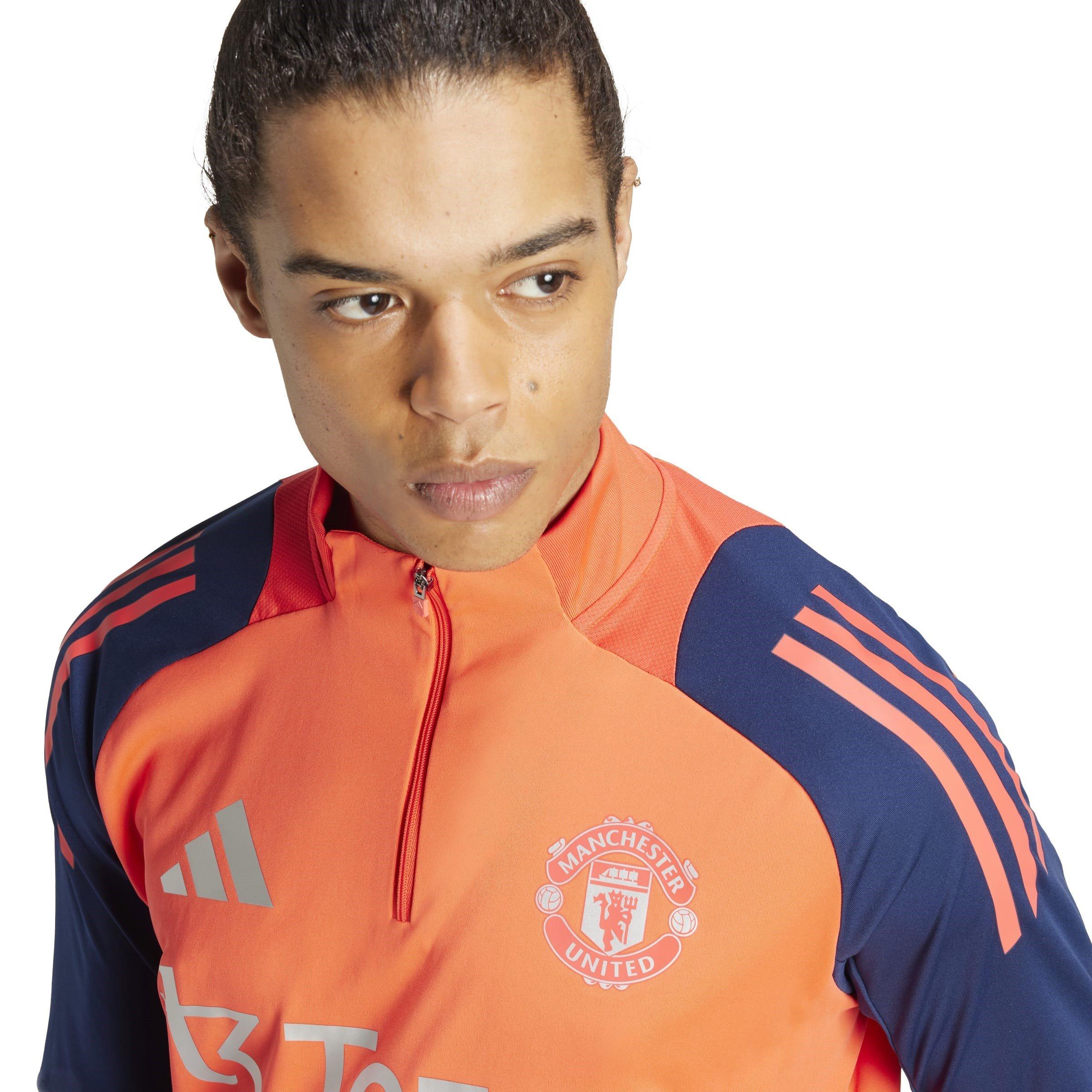 2021-22 Manchester United adidas 1/4 Zip Training Top