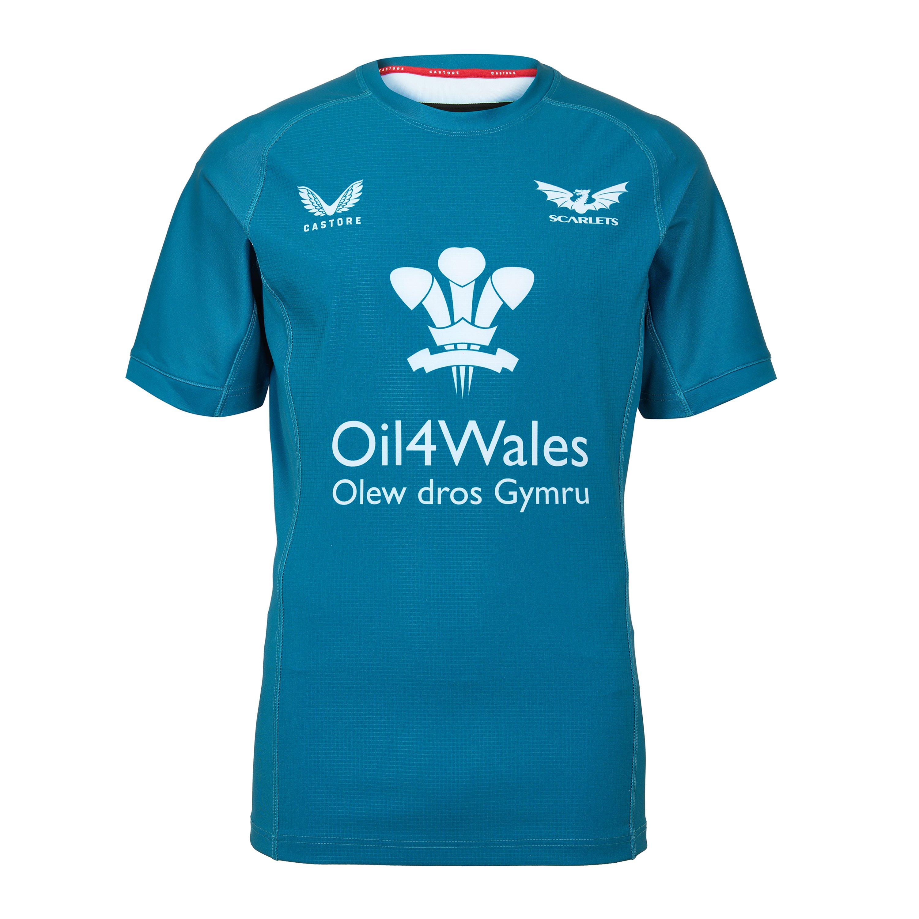 Blue - Castore - Mens Scarlets Rugby Shirt Away 2024 2025 - 1