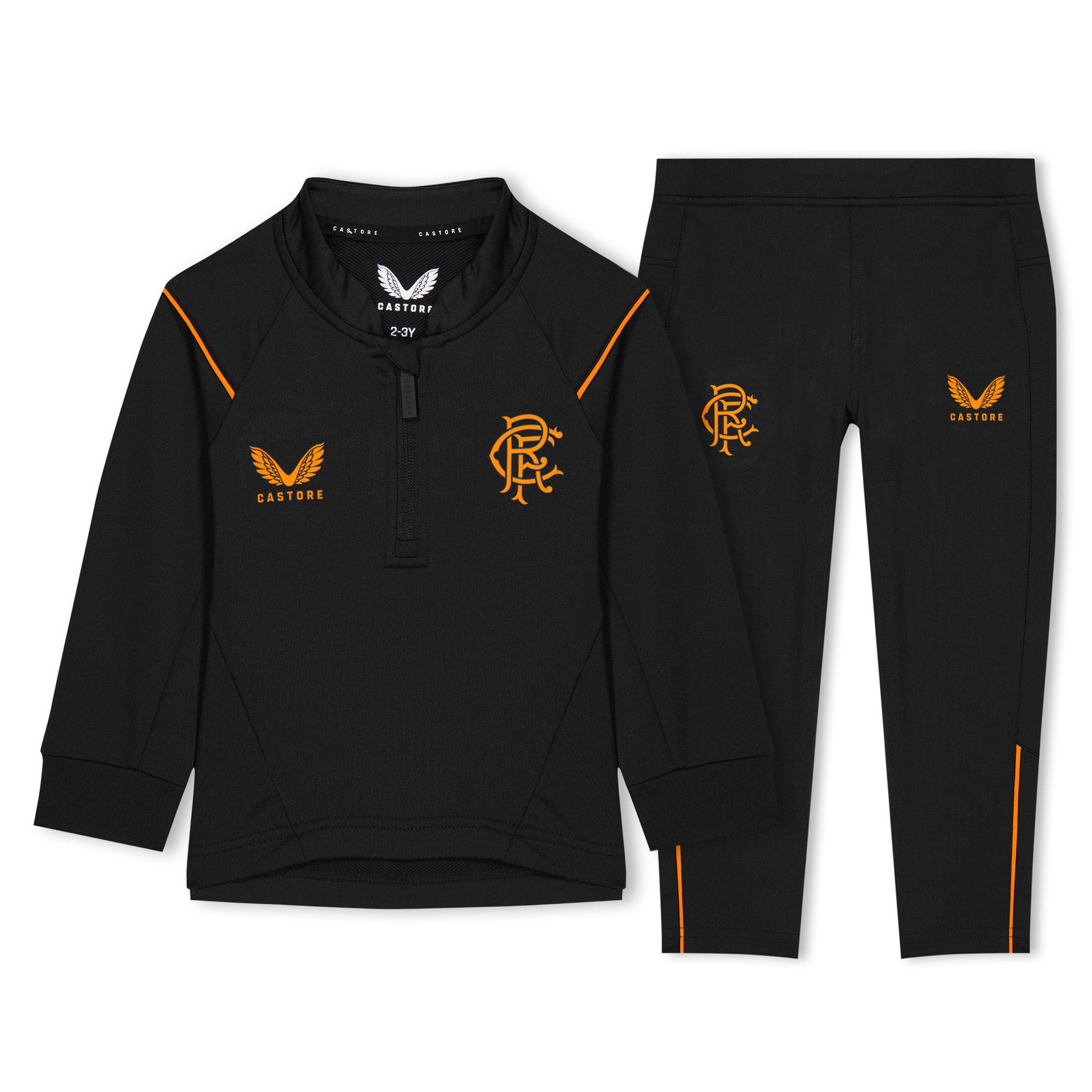 Black - Castore - Rangers Match Day Tracksuit Infants - 1