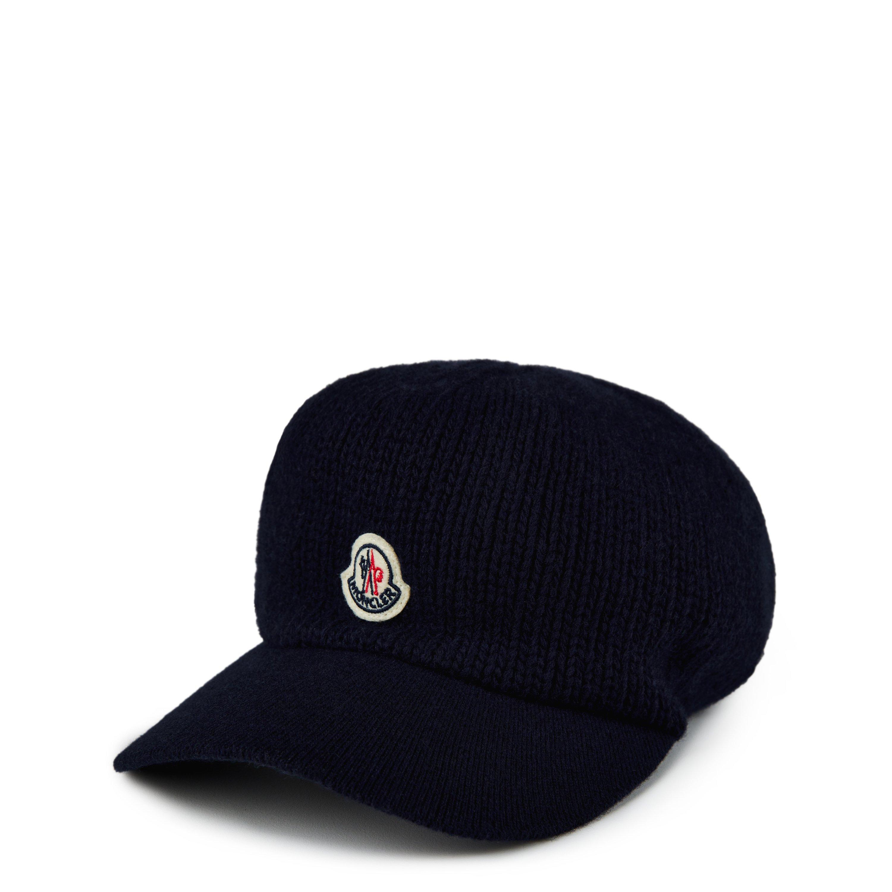 Navy 750 - Moncler - Women's Baseball Logo Cotton Cap - 1