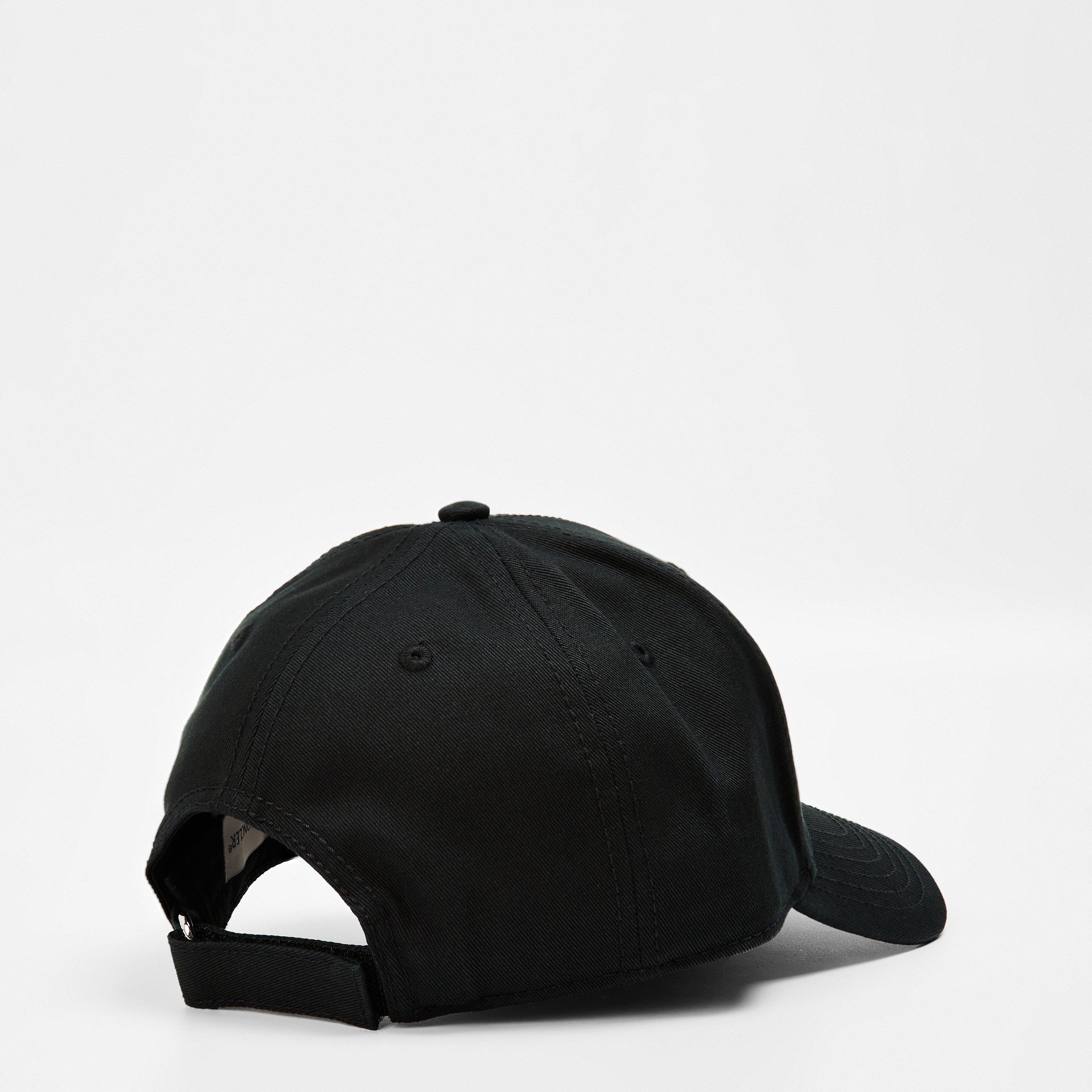 Black 999 - Moncler - Women's Baseball Logo Cotton Cap - 2