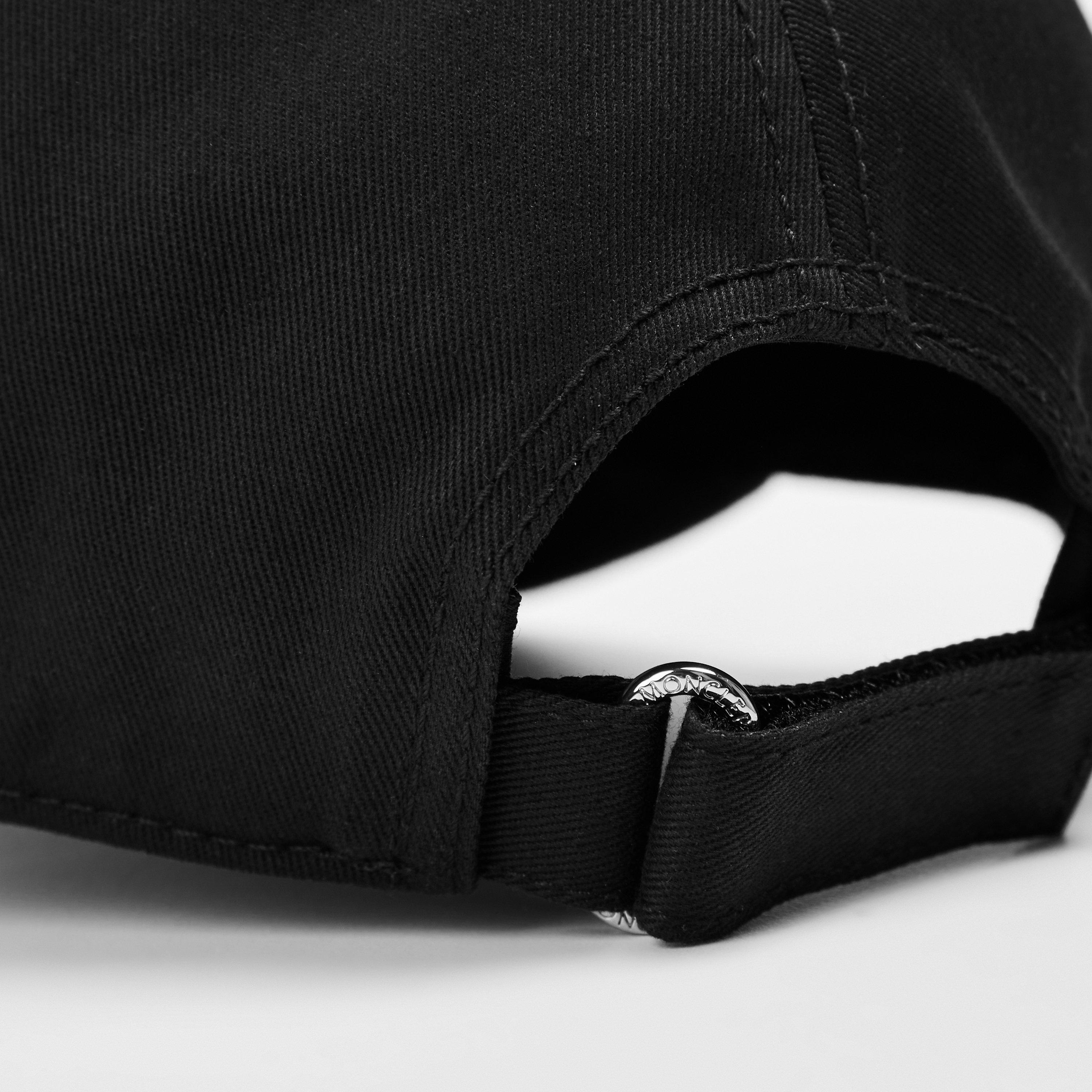 Black 999 - Moncler - Women's Baseball Logo Cotton Cap - 4