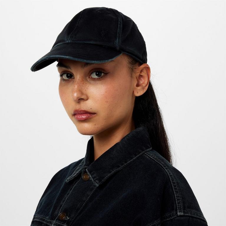 Saint Laurent | Washed Denim Baseball Cap | Baseball Caps Saint Laurent | Washed Denim Baseball Cap | Baseball Caps