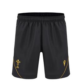 Macron Welsh Rugby Union Training Shorts 2024 Juniors