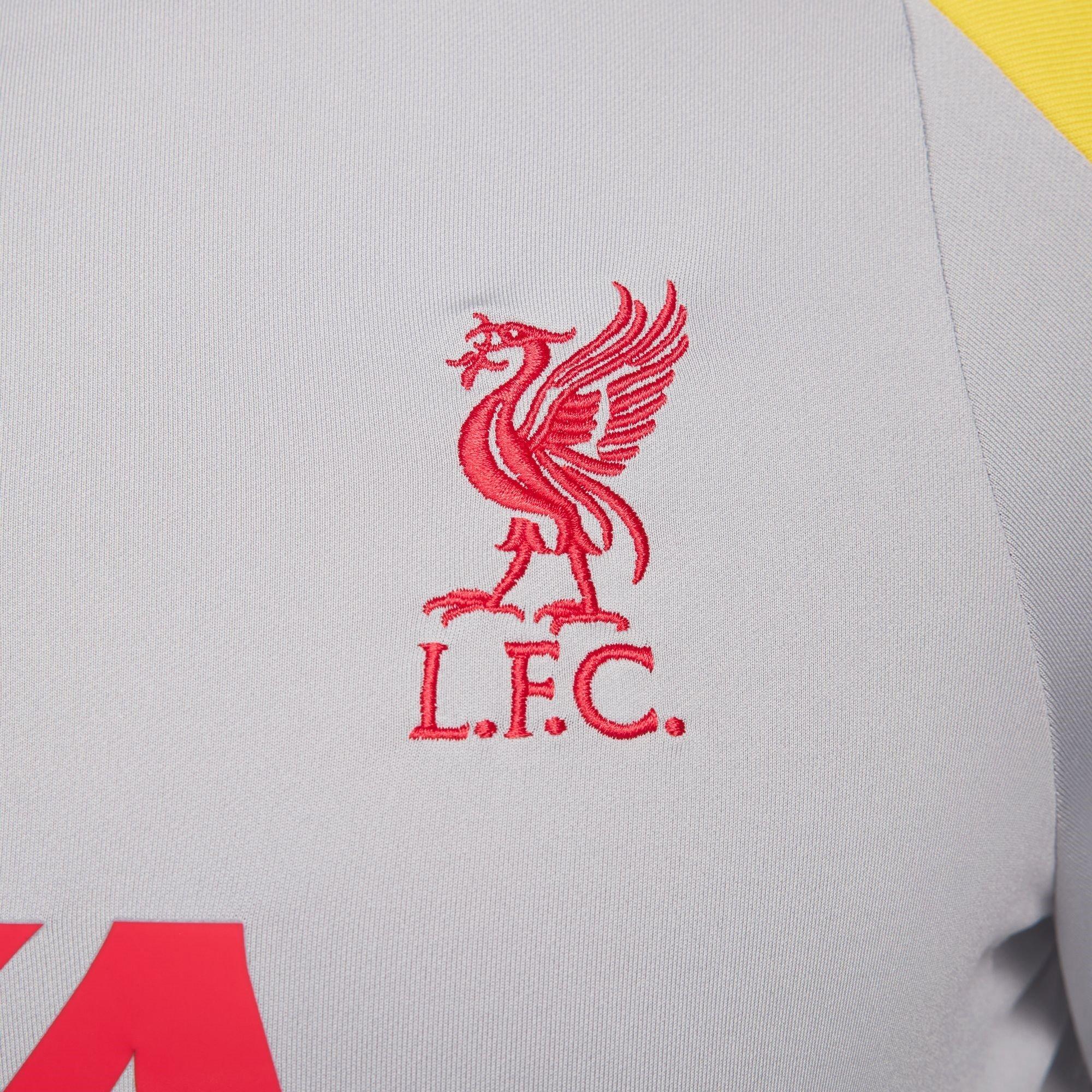 Grey - Nike - Liverpool Strike Third Drill Top 2024 2025 Adults - 6