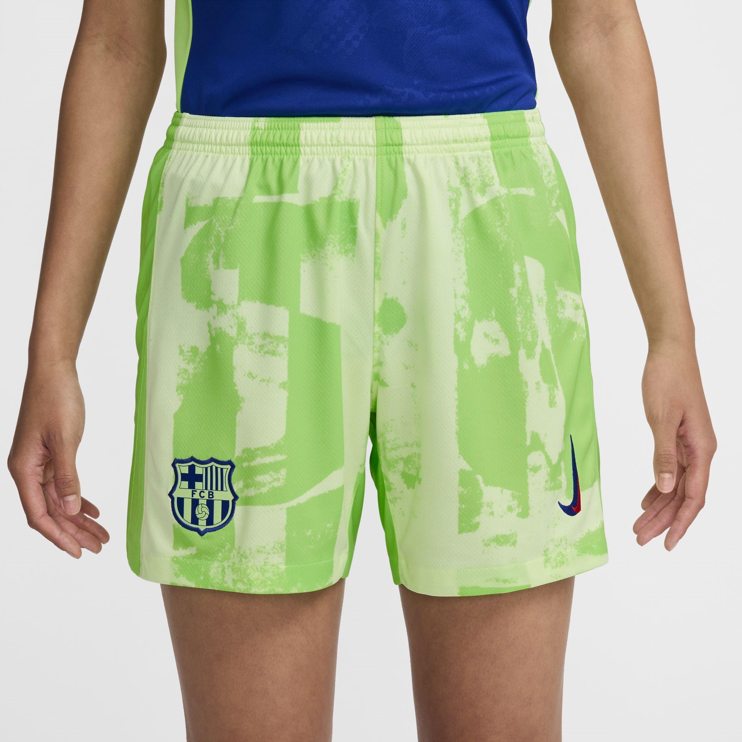 Nike Women's Barcelona Third Shorts 2024 2025 - Green - 16 (XL)