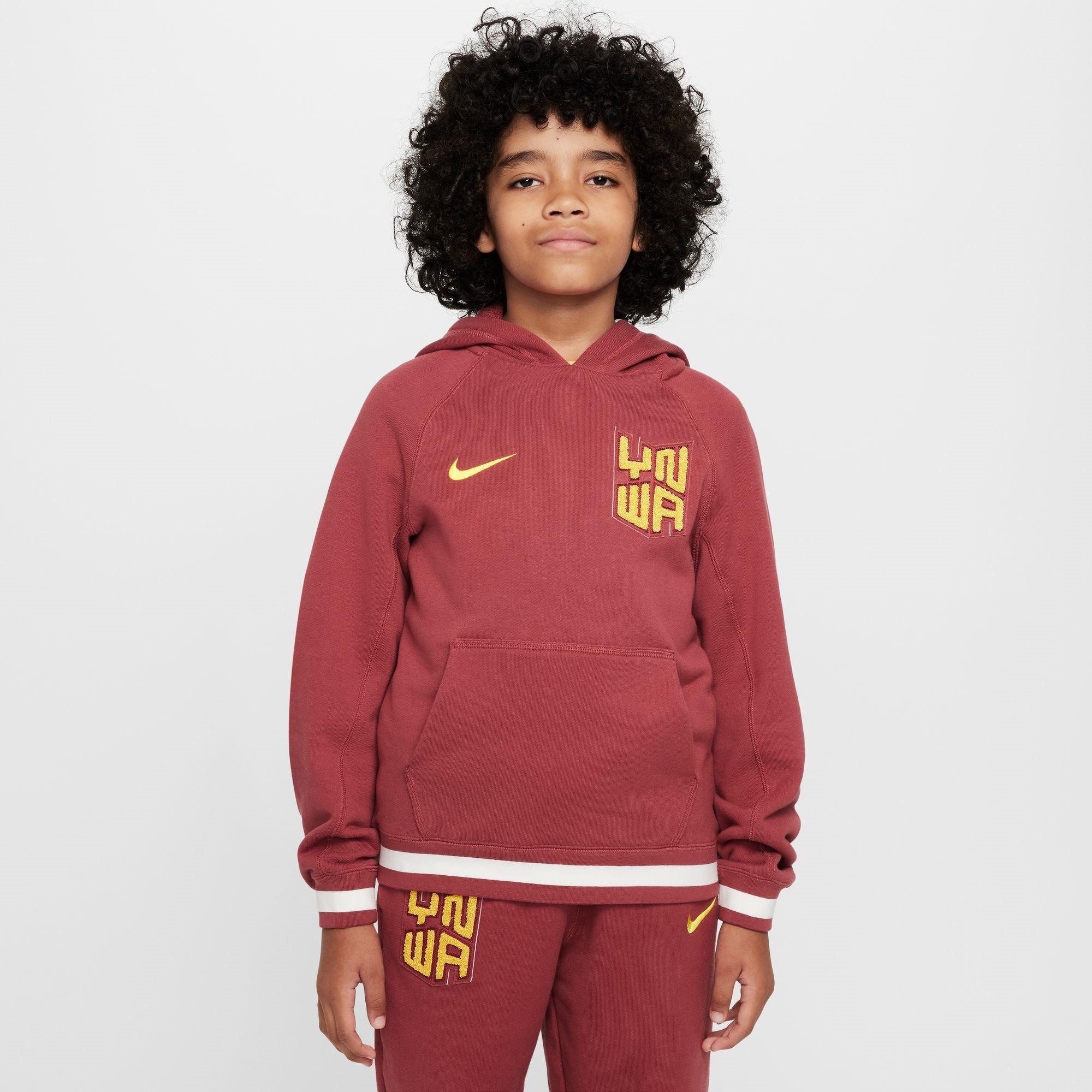 Rød - Nike - Liverpool Pullover Hoodie Juniors - 1