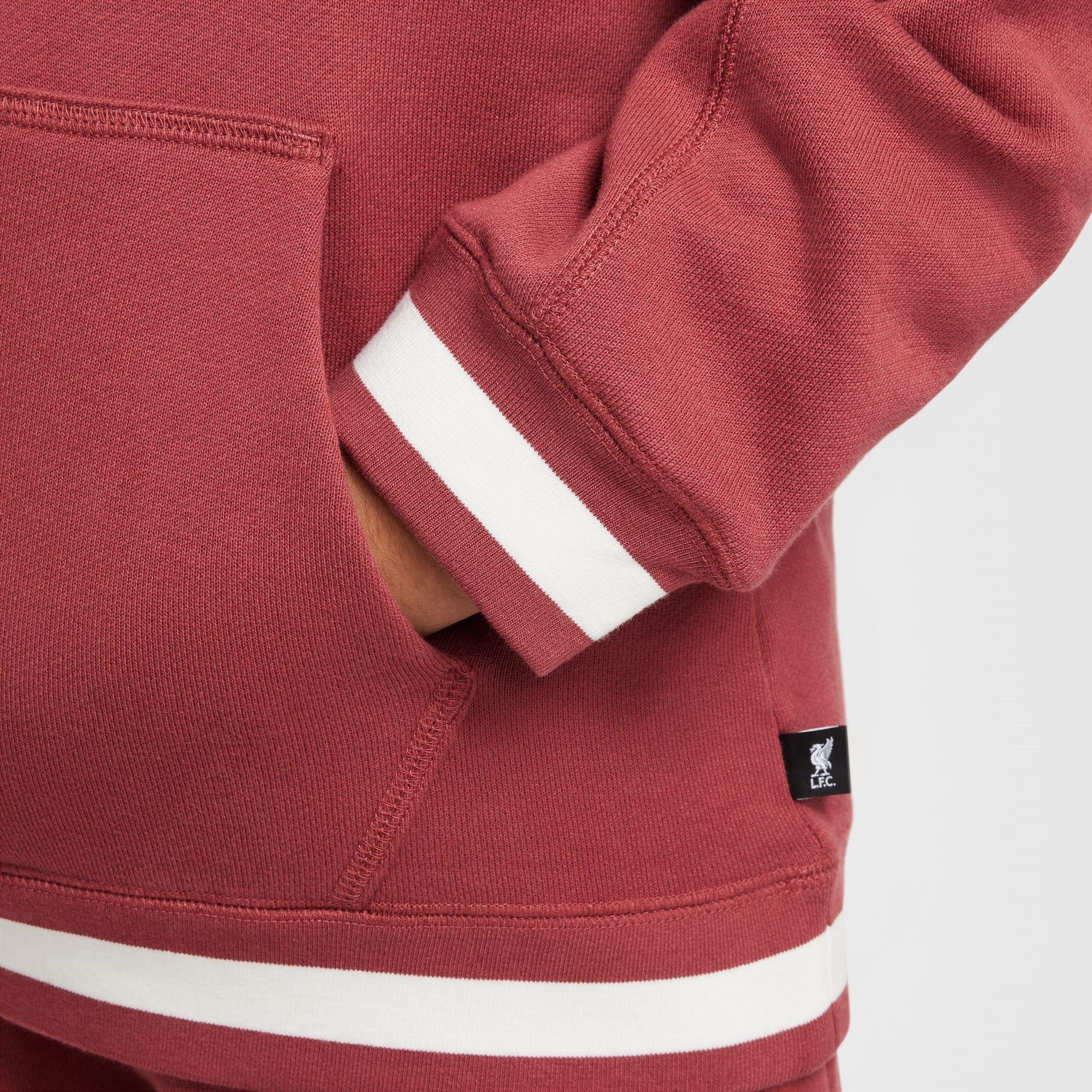 Rød - Nike - Liverpool Pullover Hoodie Juniors - 5