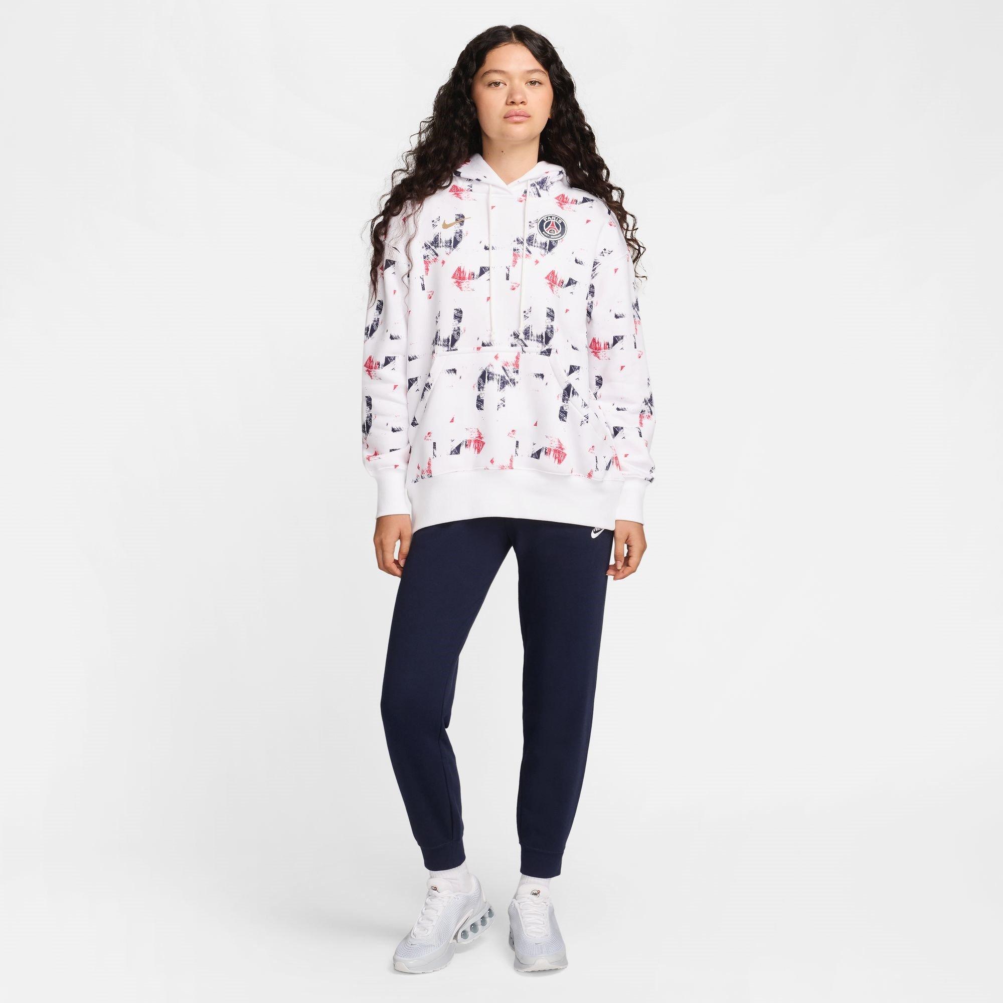 White - Nike - Paris Saint Germain PHNX Hoodie Adults - 11