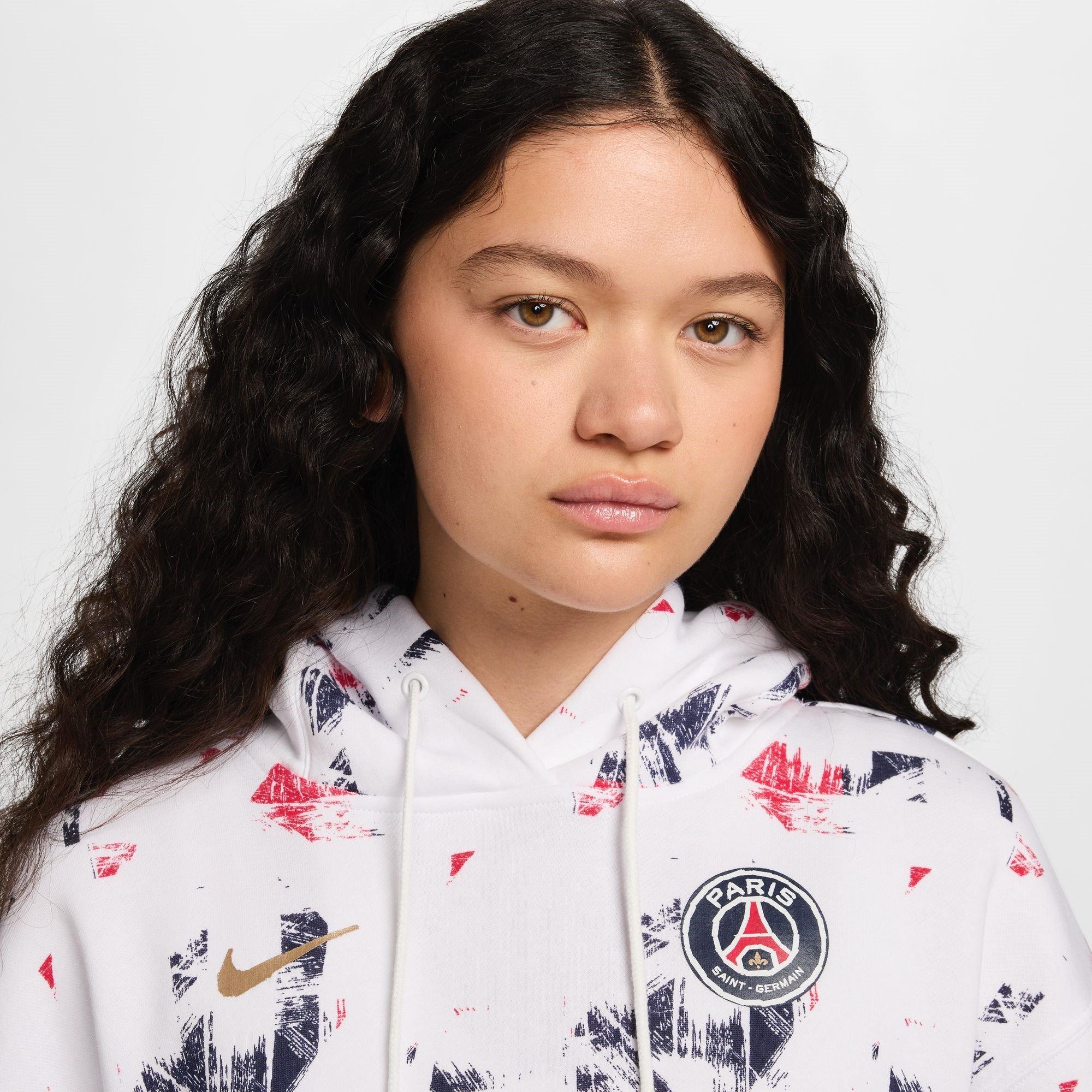 White - Nike - Paris Saint Germain PHNX Hoodie Adults - 3