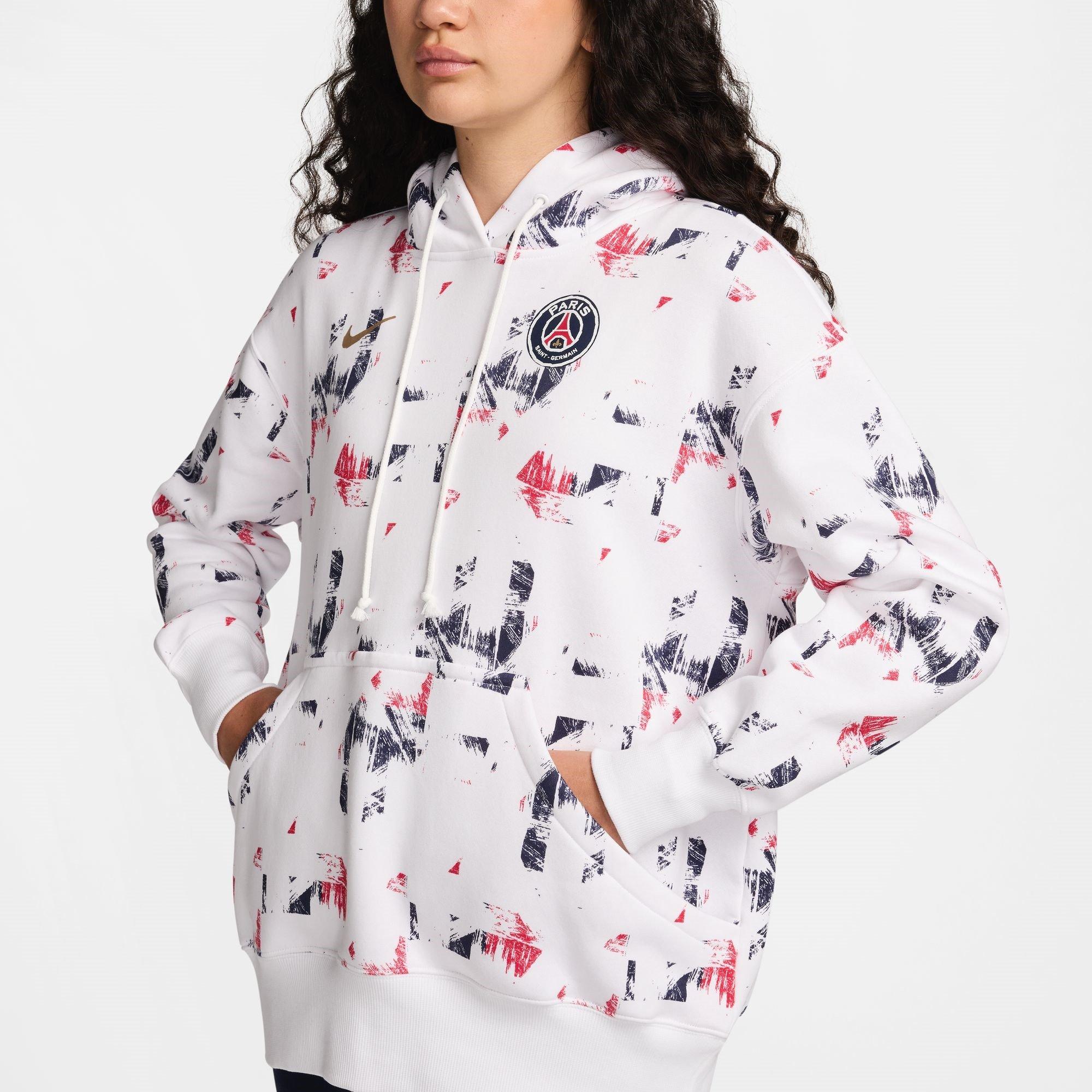 White - Nike - Paris Saint Germain PHNX Hoodie Adults - 4