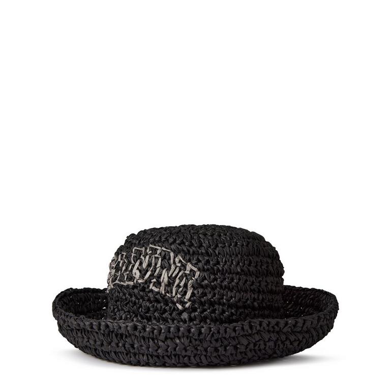 Ganni | Logo Straw Hat | Bucket Hats | Cruise Fashion Ganni | Logo Straw Hat | Bucket Hats | Cruise Fashion