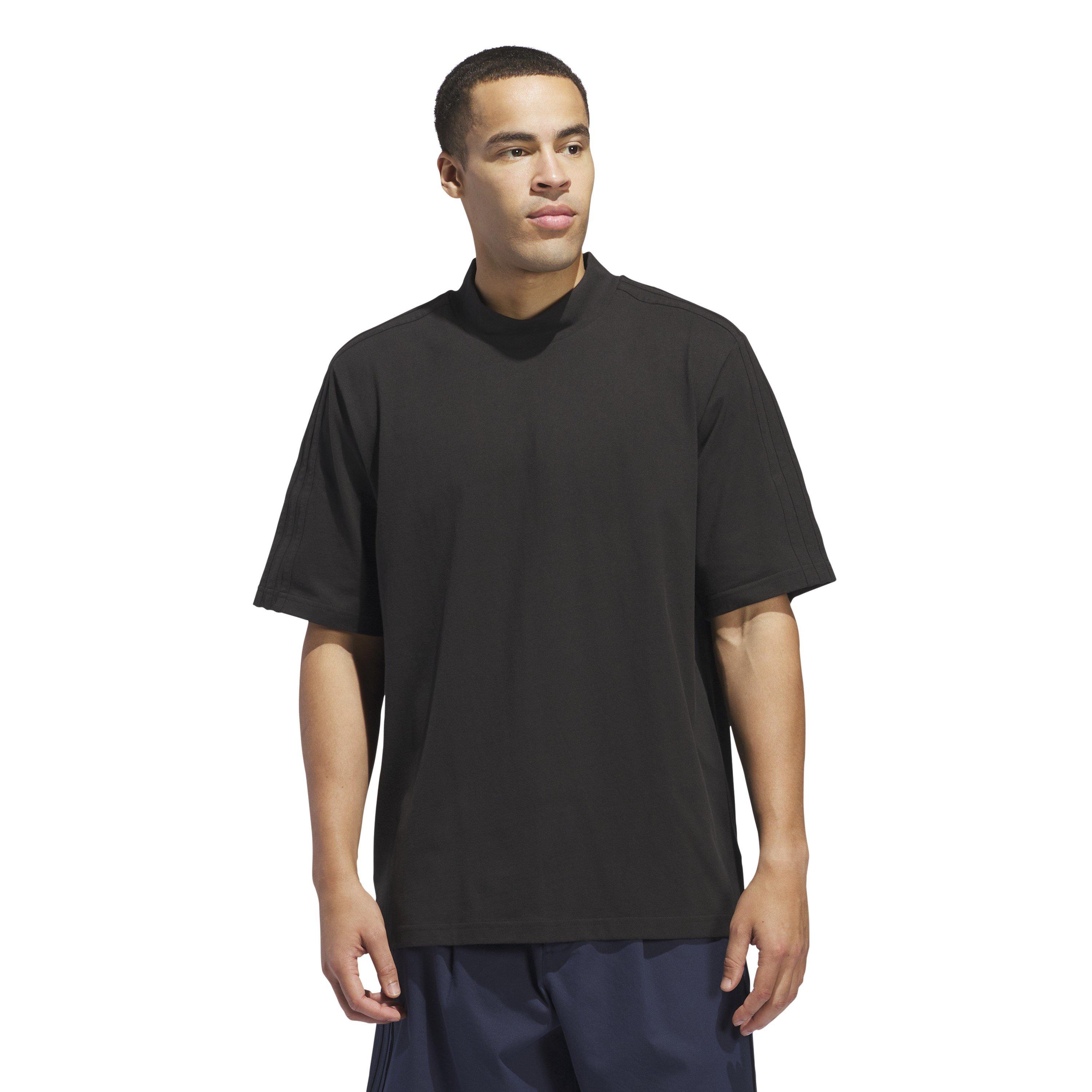 Crna - adidas - Short Sleeve Performance Polo Shirt - 2