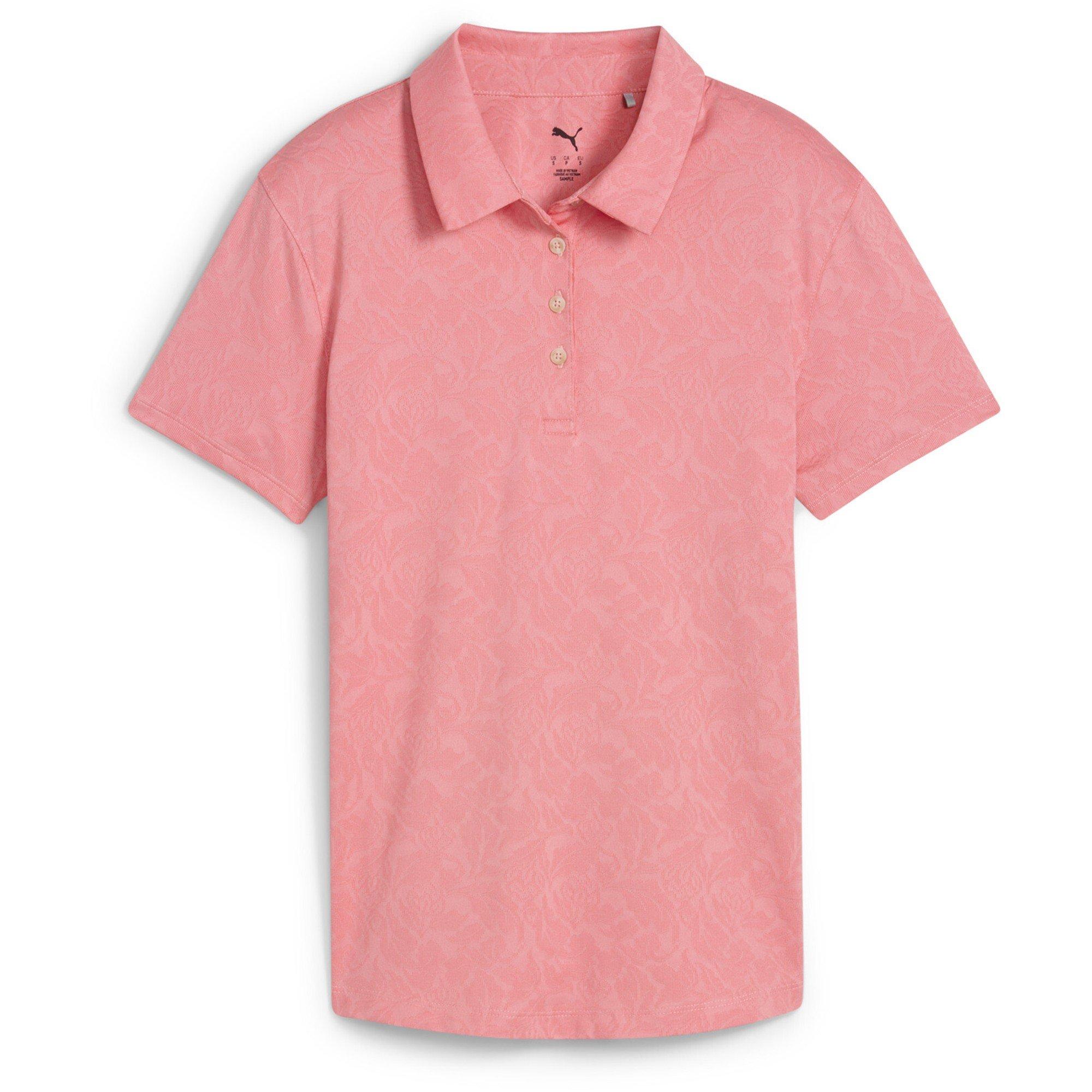 Puma W Mattr Lianas Jacquard Ss Polo Shirt Womens