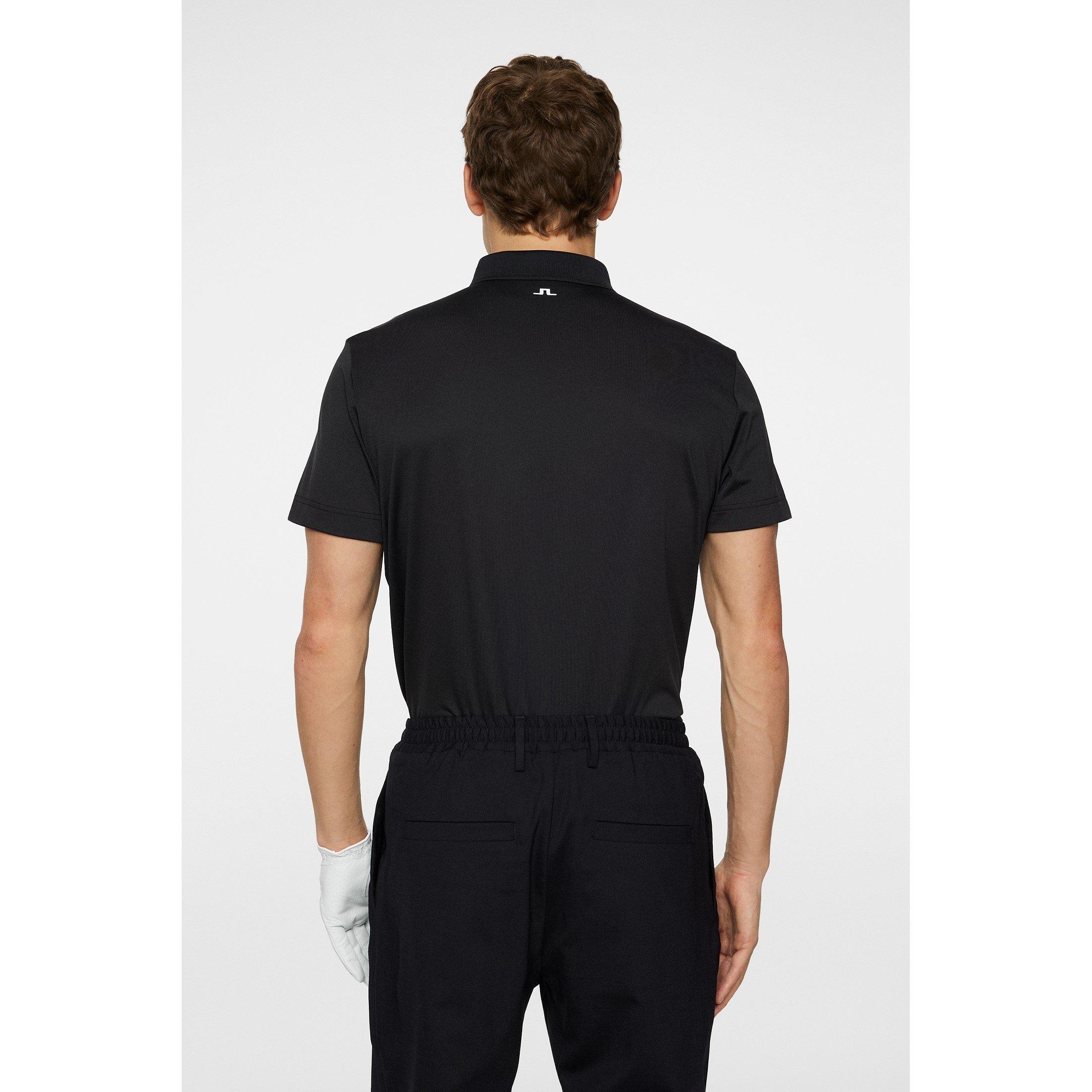 Black - J Lindeberg Golf - Short-Sleeve Performance Polo Shirt - 3
