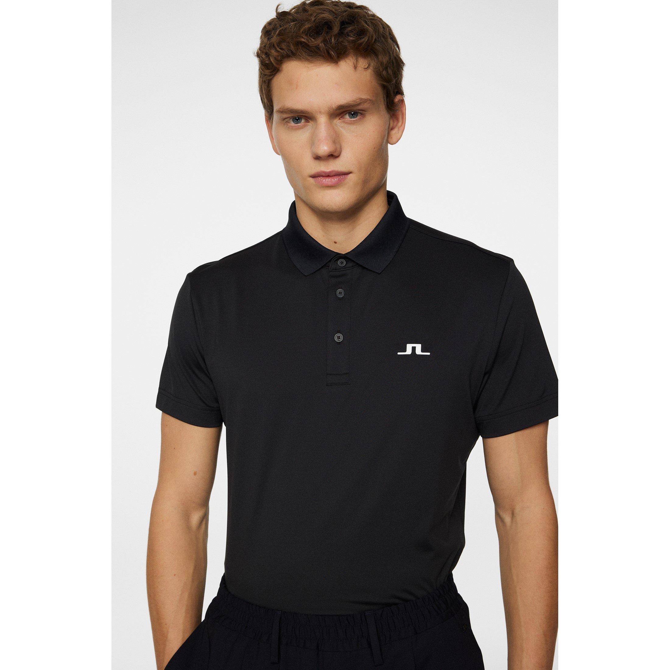 Black - J Lindeberg Golf - Short-Sleeve Performance Polo Shirt - 5