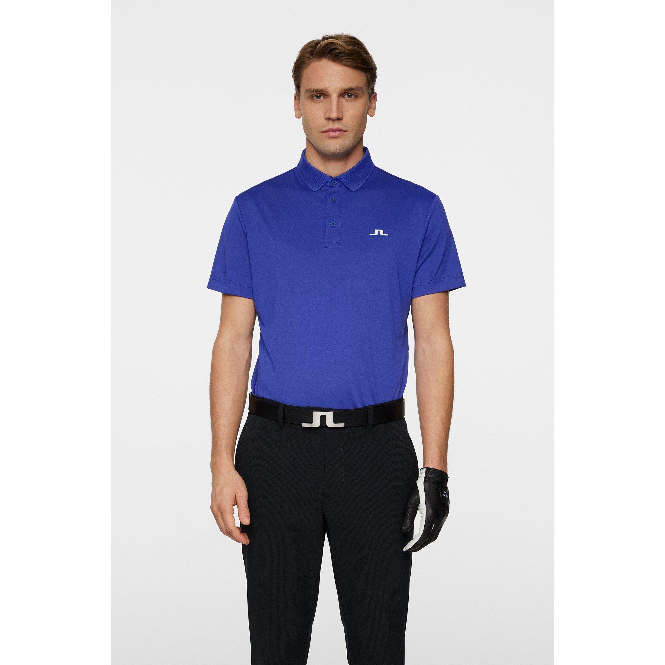 Clematis Blue - J Lindeberg Golf - Short-Sleeve Performance Polo Shirt - 2