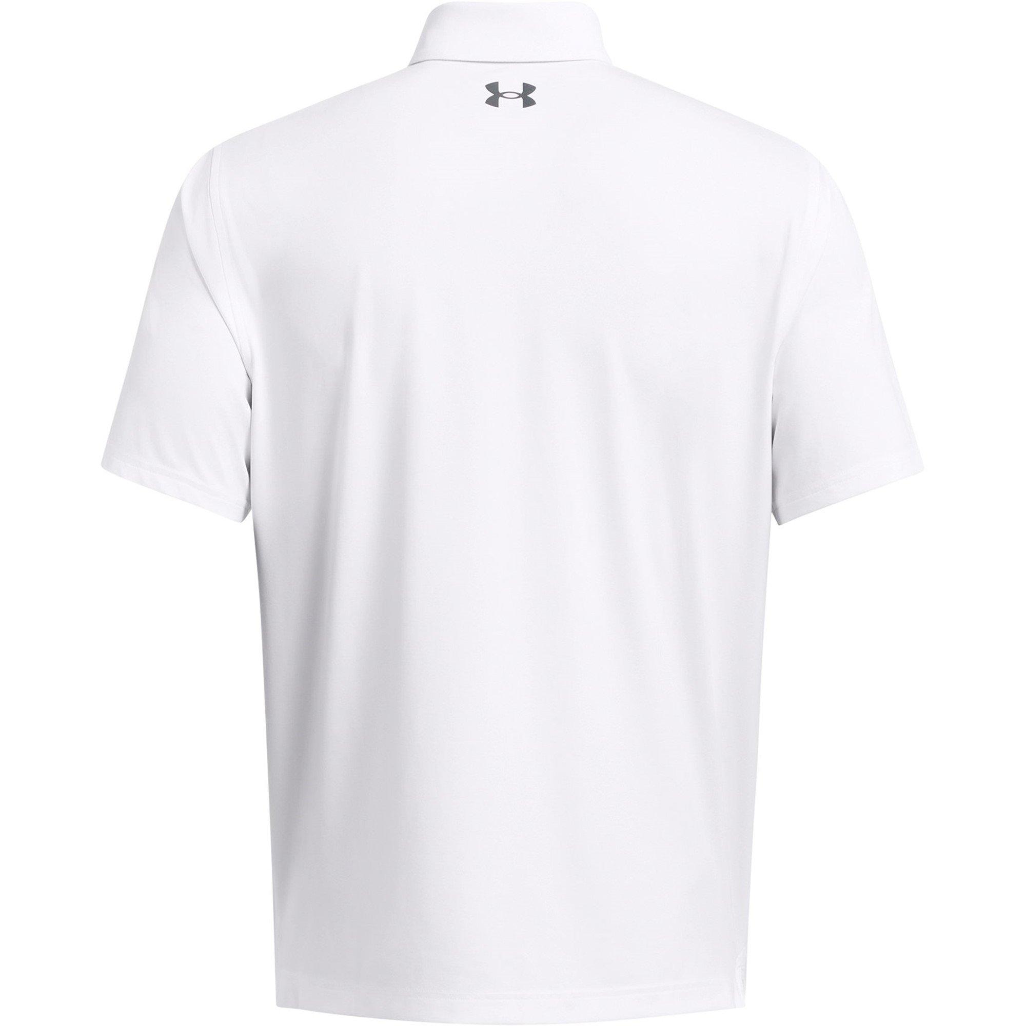 Hvid - Under Armour - Men's Short-Sleeve Performance Polo Shirt - 2