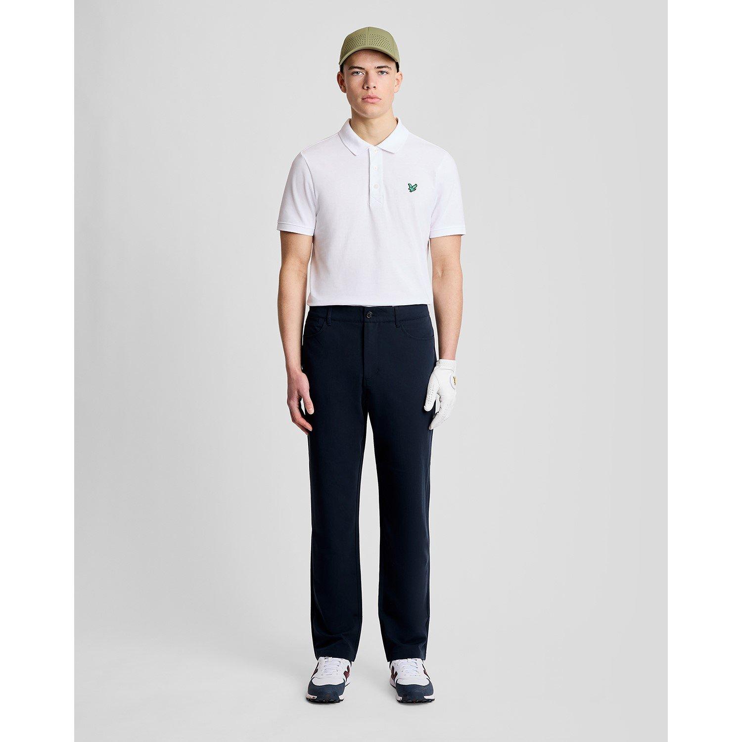 626 White - Lyle and Scott - Lyle & Scott Golf Green Eagle Polo Shirt - 2