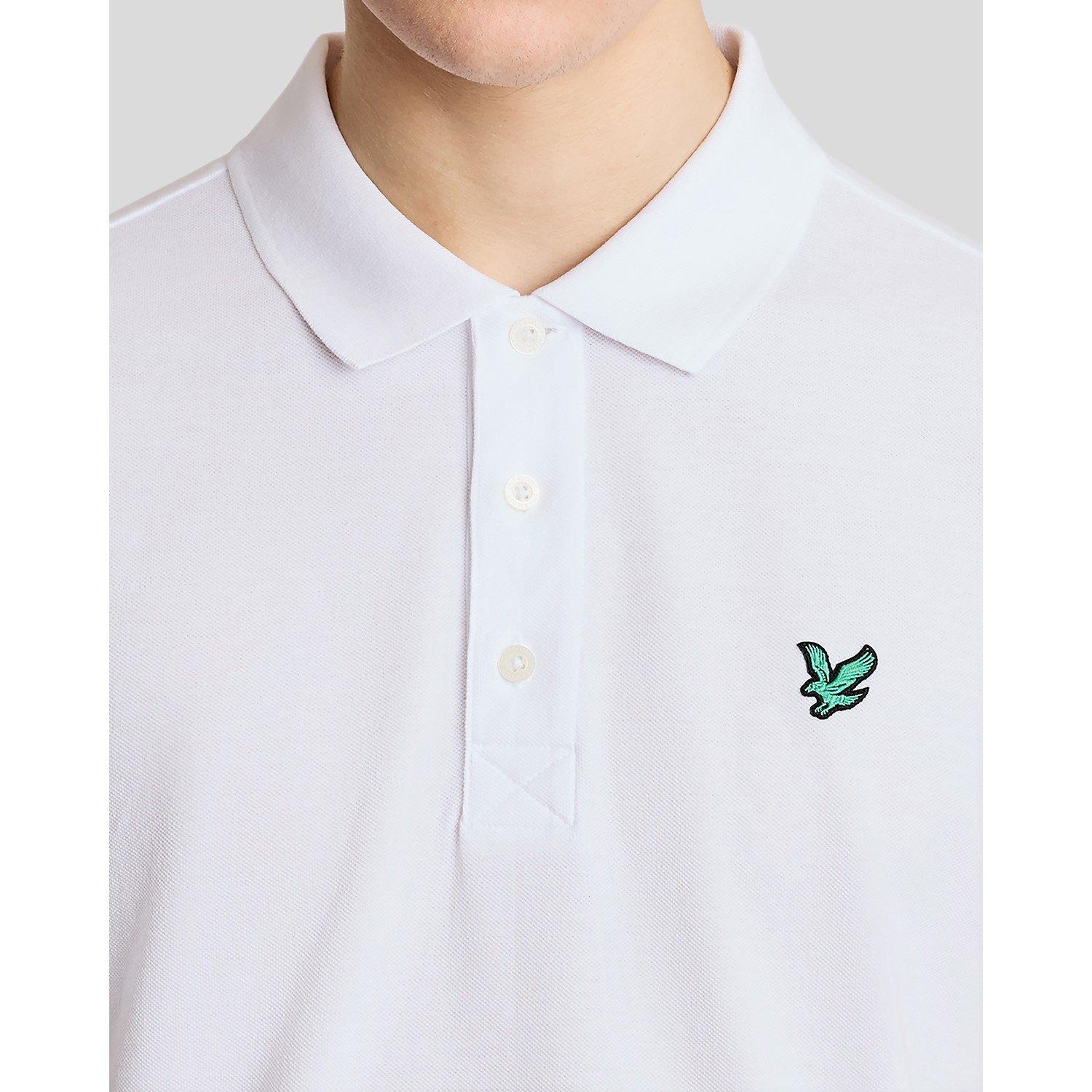 626 White - Lyle and Scott - Lyle & Scott Golf Green Eagle Polo Shirt - 4