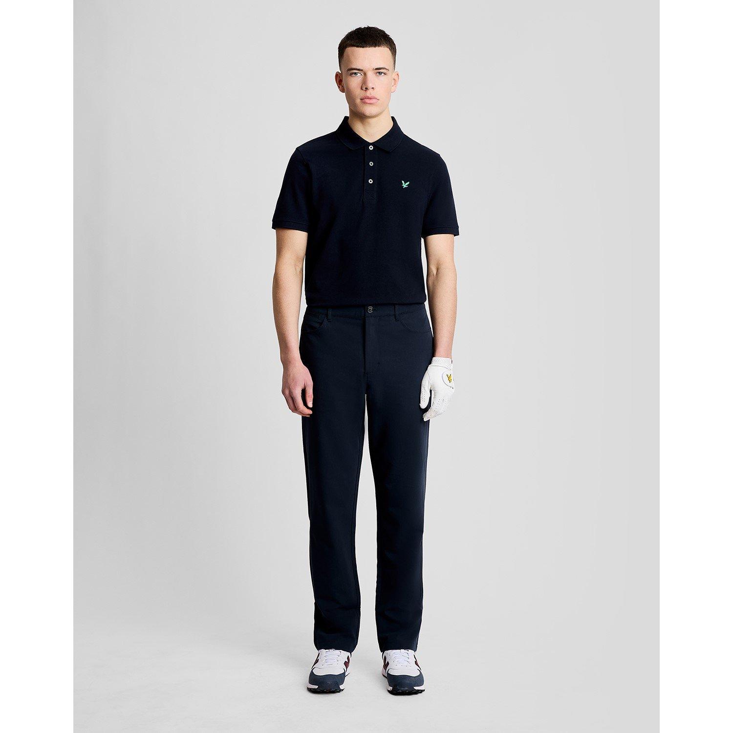 Z271 Dark Navy - Lyle and Scott - Lyle & Scott Golf Green Eagle Polo Shirt - 2