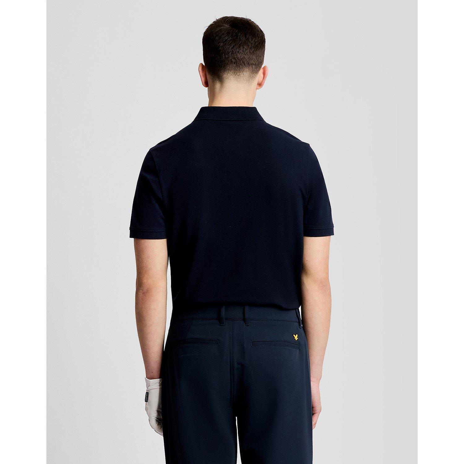 Z271 Dark Navy - Lyle and Scott - Lyle & Scott Golf Green Eagle Polo Shirt - 3
