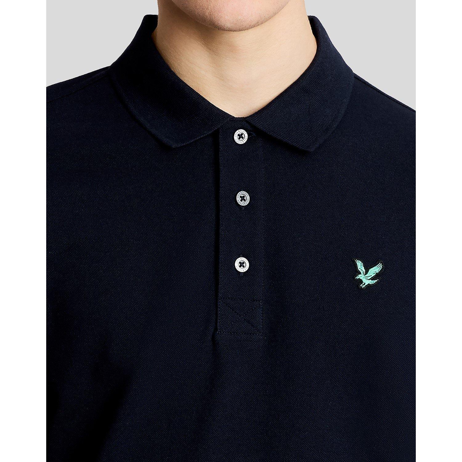 Z271 Dark Navy - Lyle and Scott - Lyle & Scott Golf Green Eagle Polo Shirt - 4