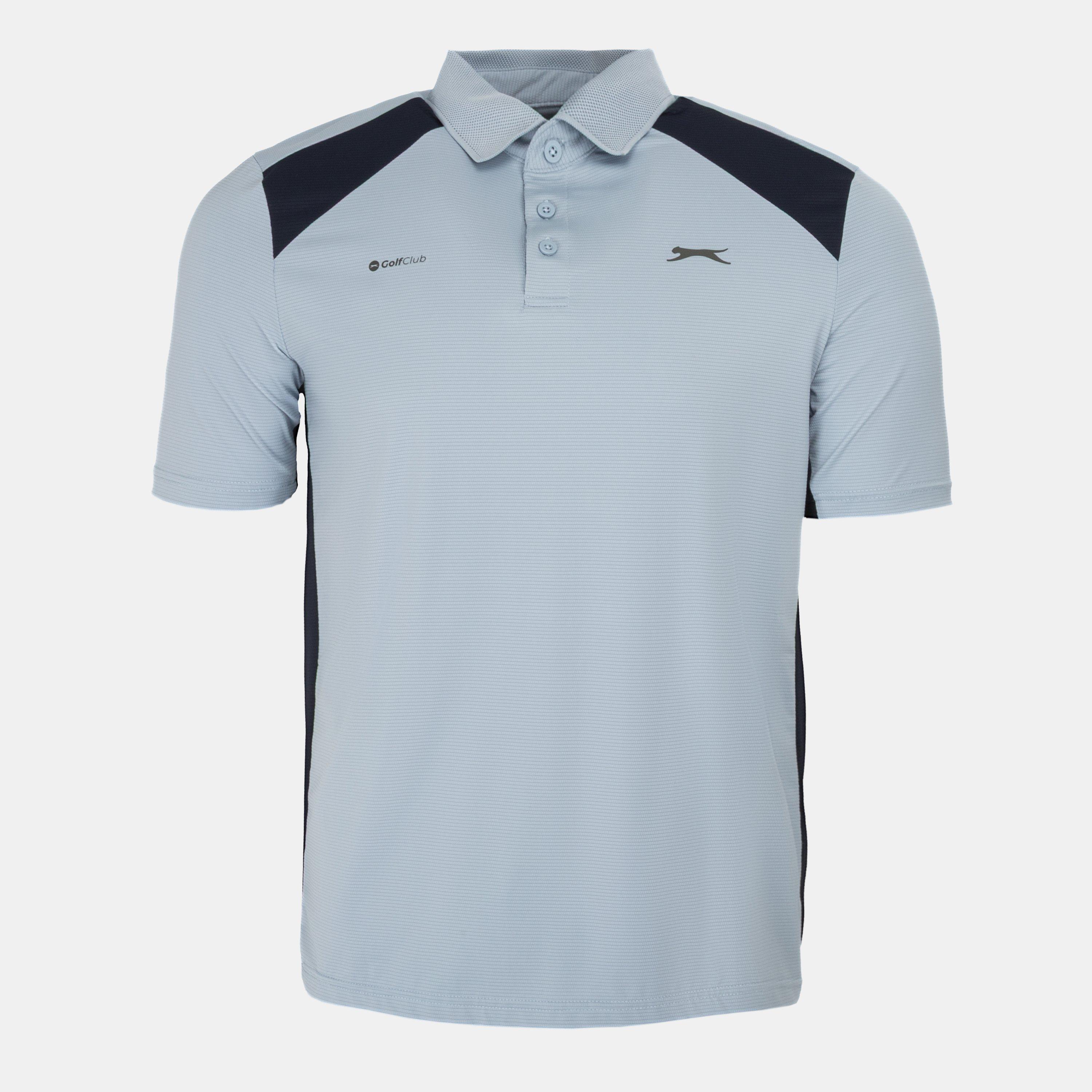 Slazenger Men's Club Hs Polo - Blue/Navy - XL