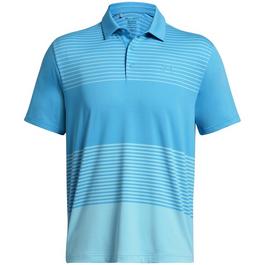 Under Armour Stripe Short-Sleeve Performance Polo Shirt