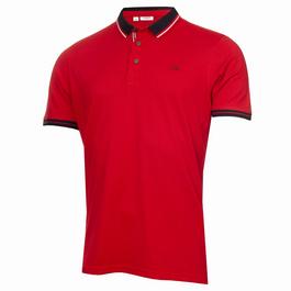 Calvin Klein Golf CKG Monogram Pique Polo Shirt Mens