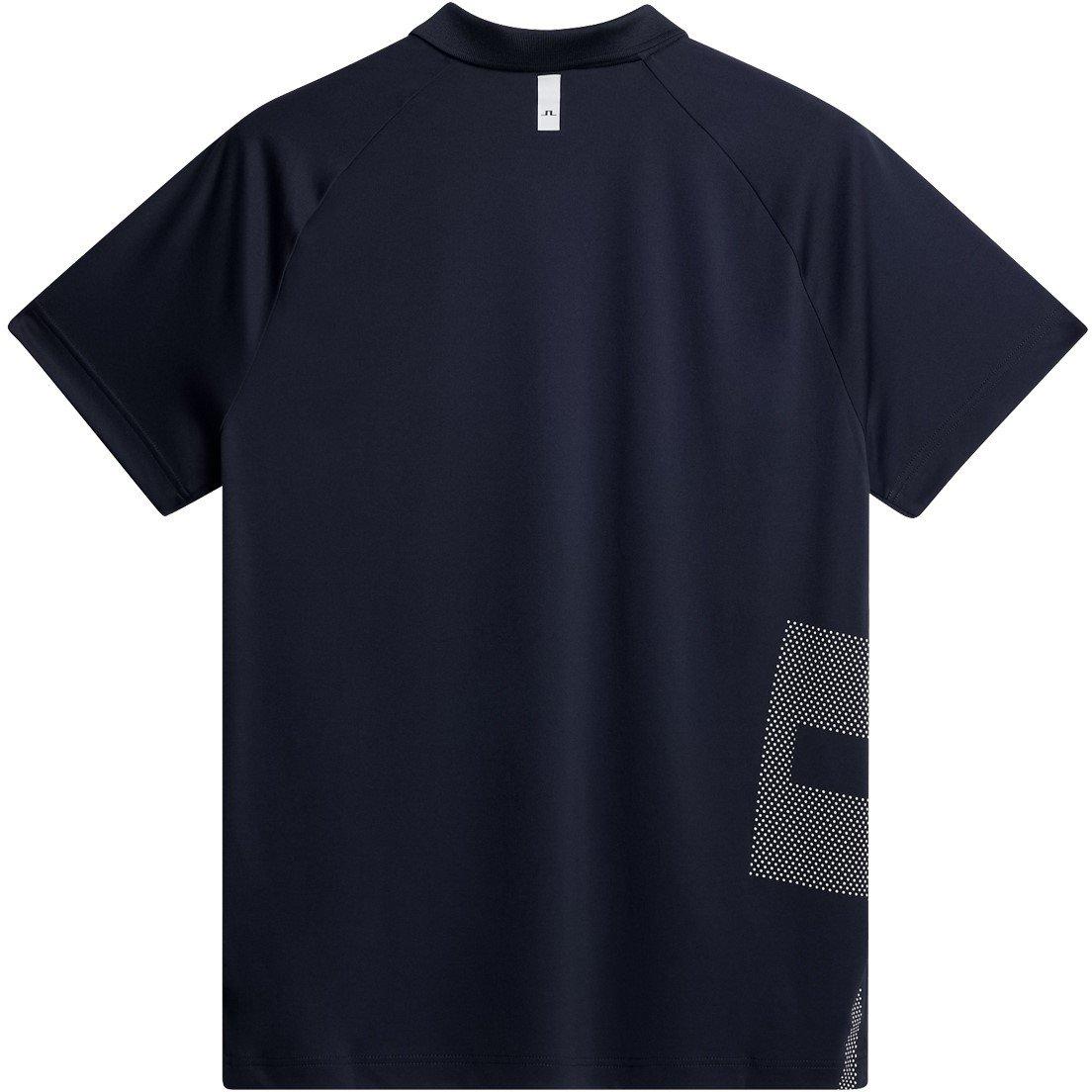 JL Navy - J Lindeberg Golf - Men's Sola Short-Sleeve Performance Polo Shirt - 2