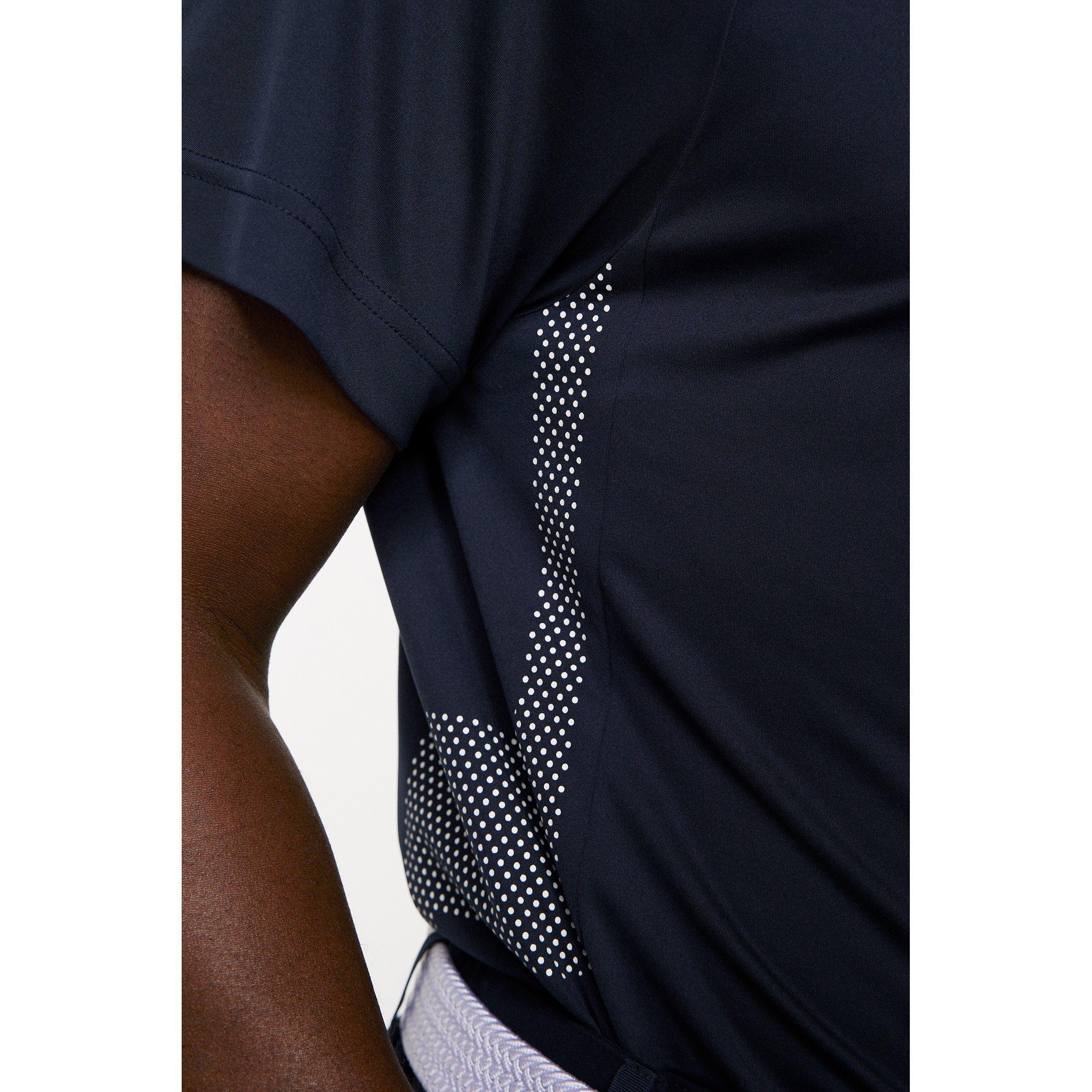 JL Navy - J Lindeberg Golf - Men's Sola Short-Sleeve Performance Polo Shirt - 7