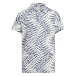 adidas Herringbone Scripted Polo Shirt Juniors