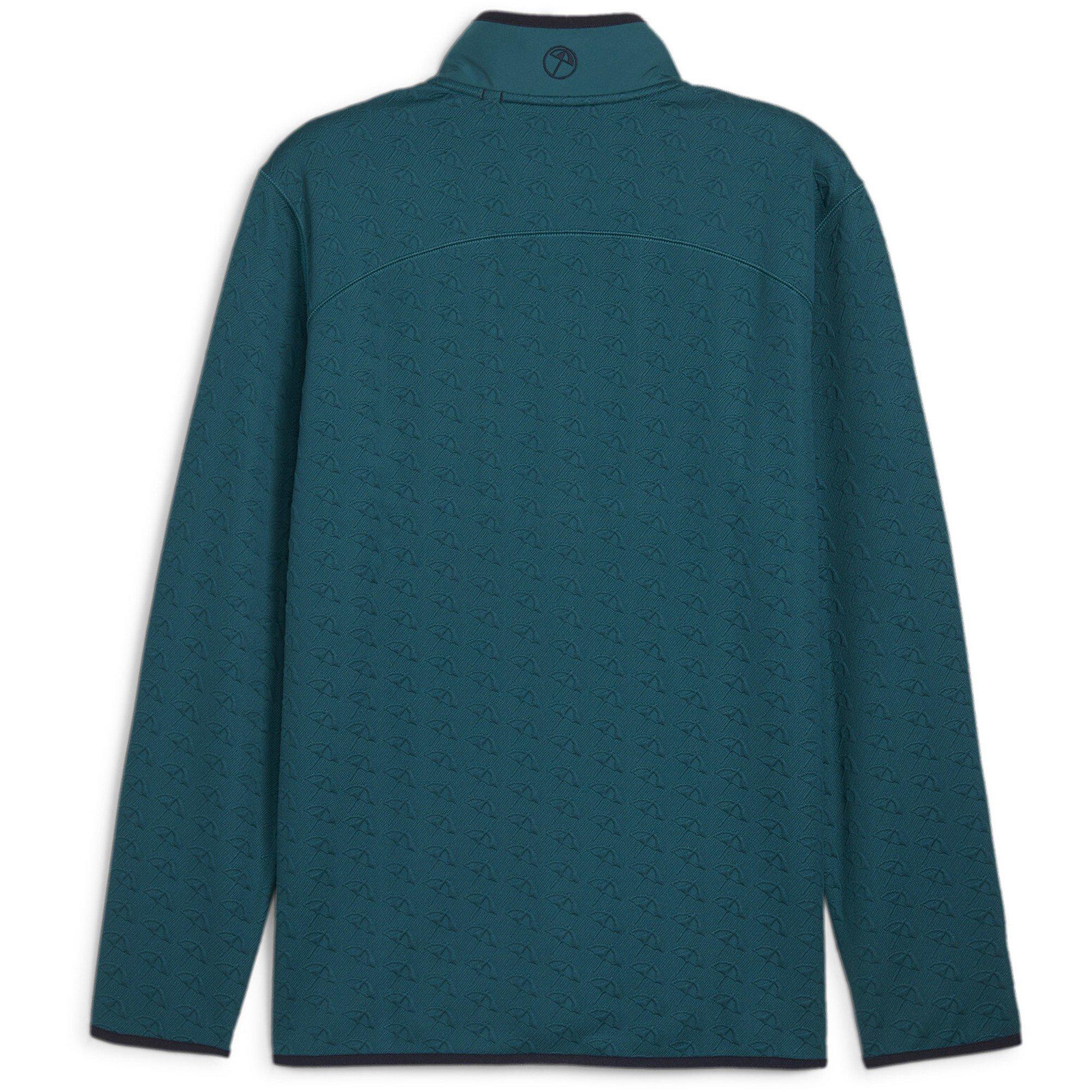 Koude Groen - Puma - X Ap Jacquard quarter Zip Polo Shirt Mens - 2