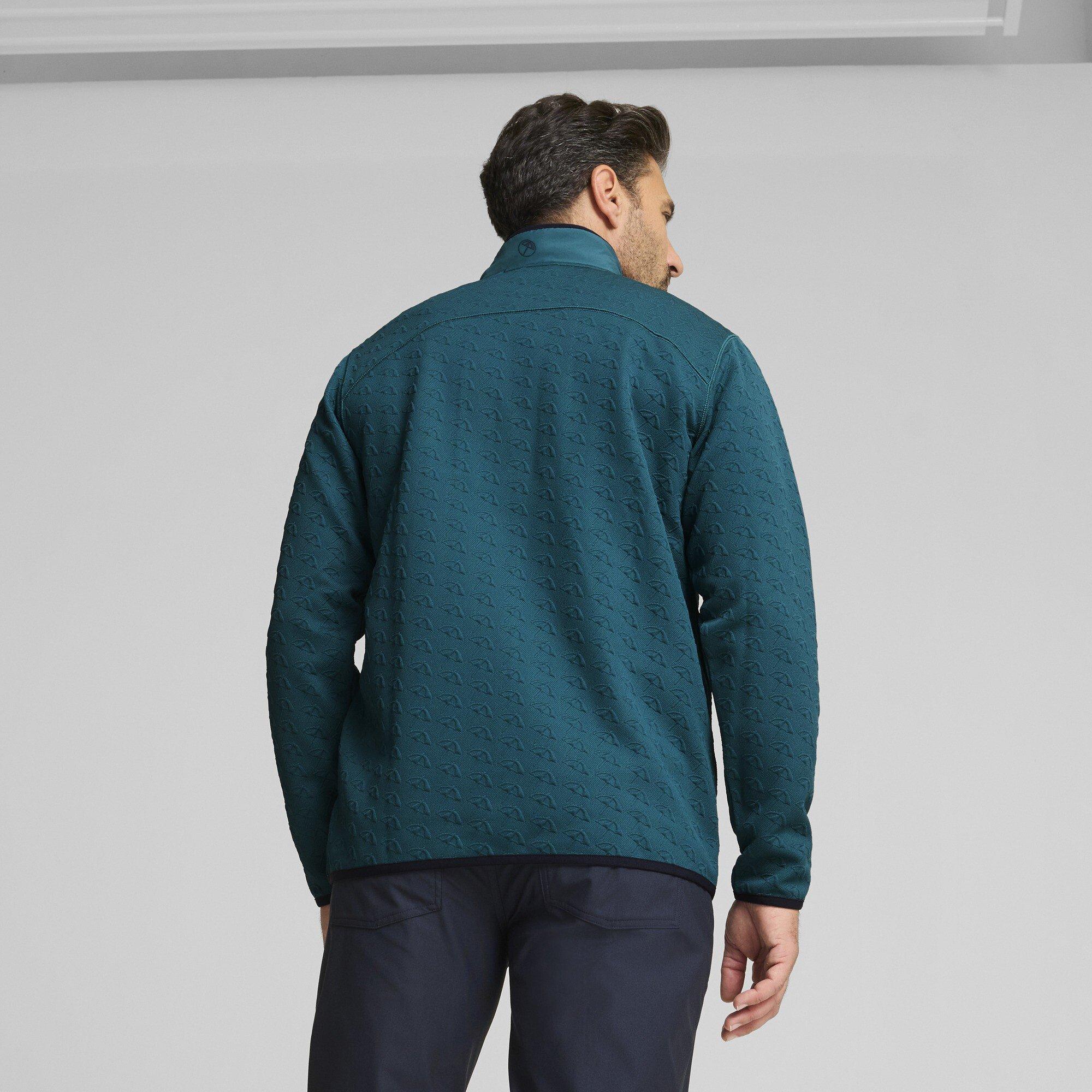 Koude Groen - Puma - X Ap Jacquard quarter Zip Polo Shirt Mens - 4