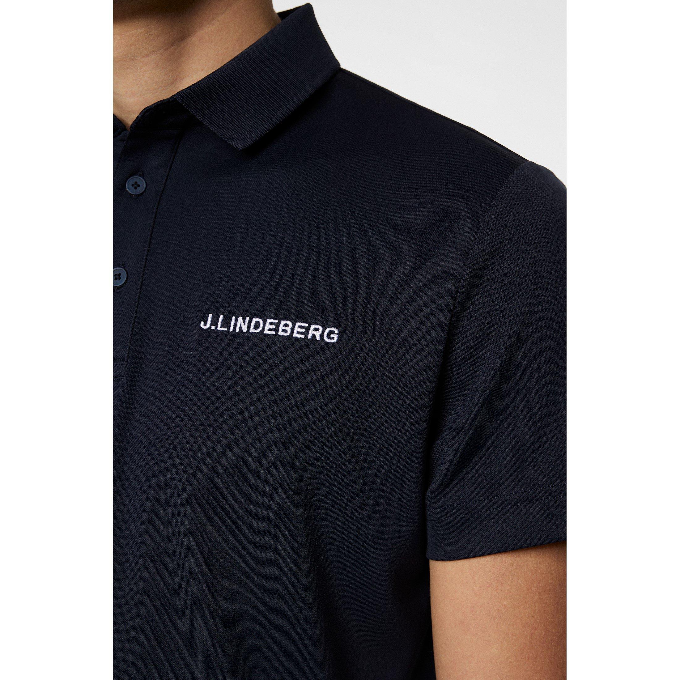 Marineblau - J Lindeberg Golf - JLG Bridge Short-Sleeve Performance Polo Shirt - 6