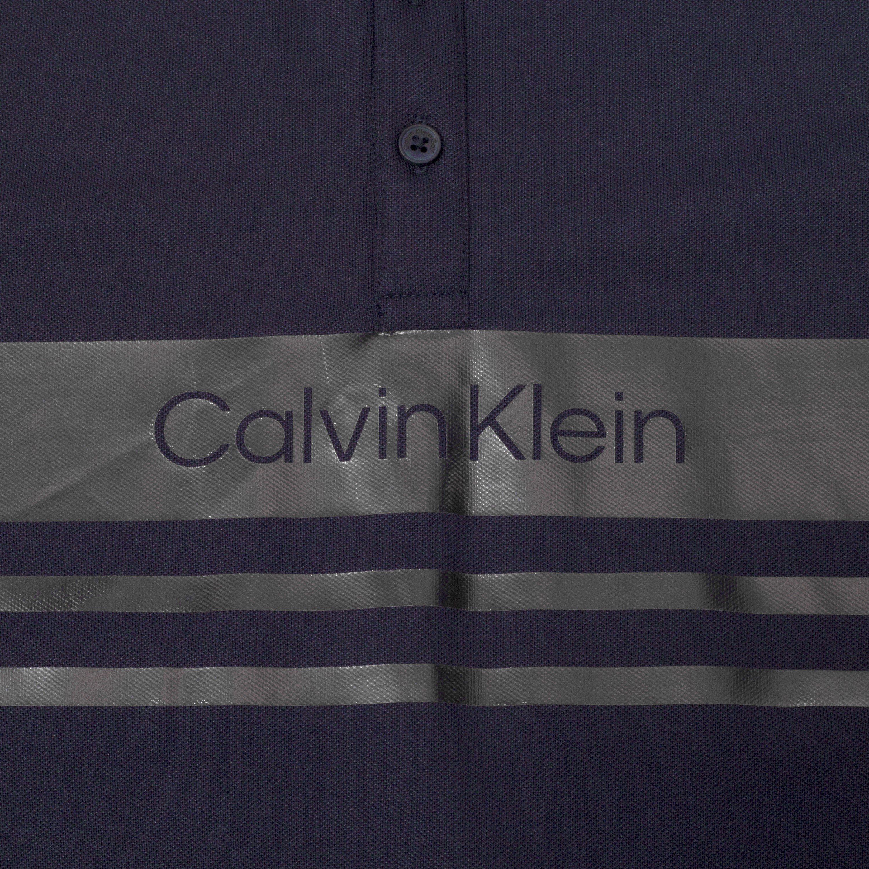 Azul marino - Calvin Klein Golf - Men's Short Sleeve Performance Polo Shirt - 8