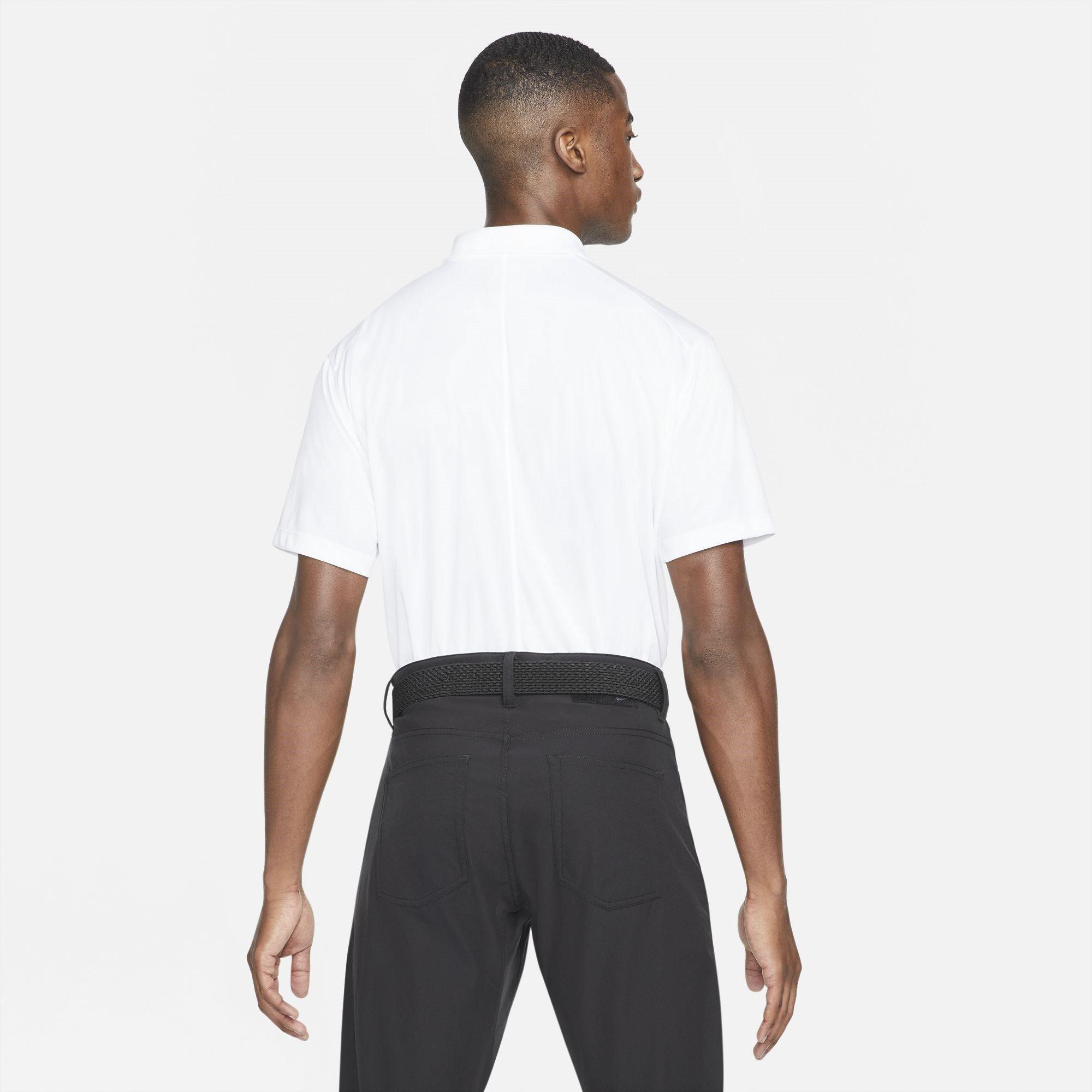 Wit/Zwart - Nike - Dri-FIT Victory Golf Polo Shirt Mens - 2