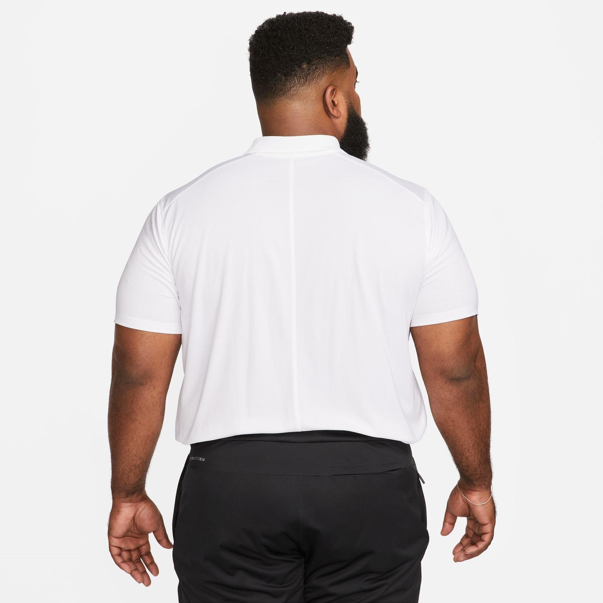 Wit/Zwart - Nike - Dri-FIT Victory Golf Polo Shirt Mens - 6