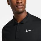 Negro/Blanco - Nike - Dri-FIT Victory Golf Polo Shirt Mens - 3