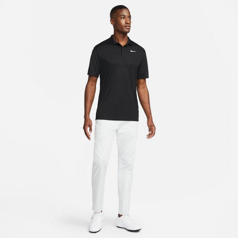 Negro/Blanco - Nike - Dri-FIT Victory Golf Polo Shirt Mens - 4