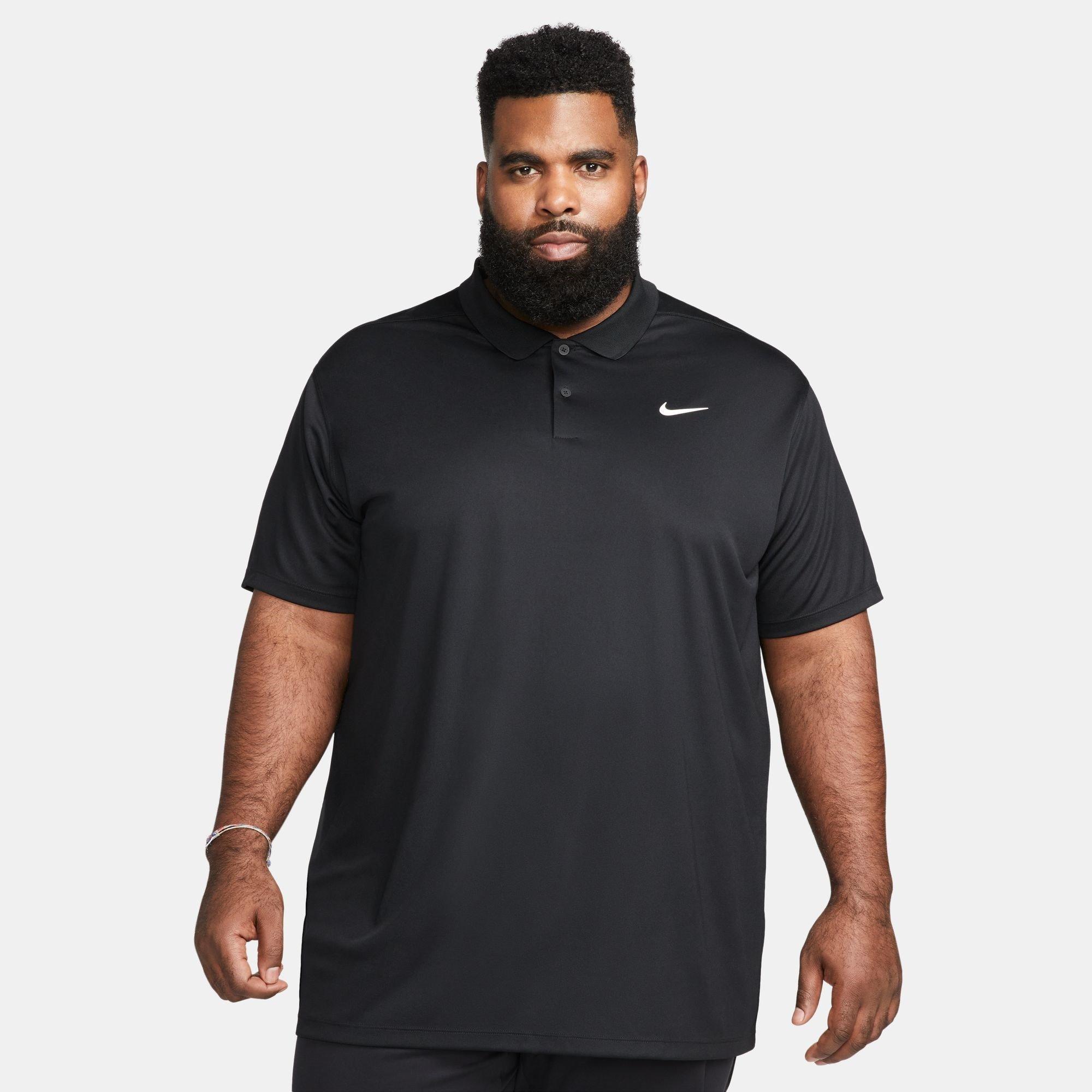 Schwarz/Weiß - Nike - Dri-FIT Victory Golf Polo Shirt Mens - 5