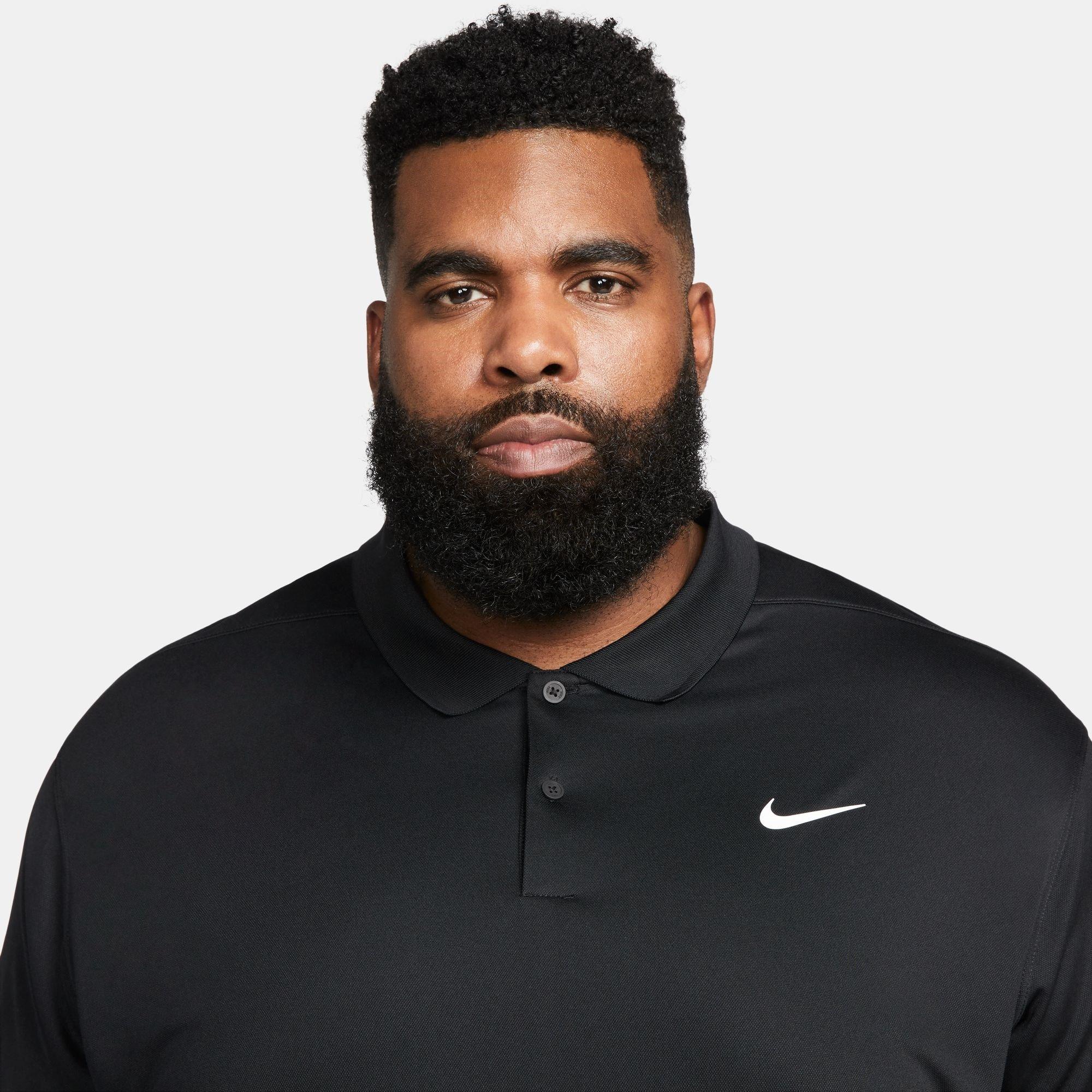 Schwarz/Weiß - Nike - Dri-FIT Victory Golf Polo Shirt Mens - 7