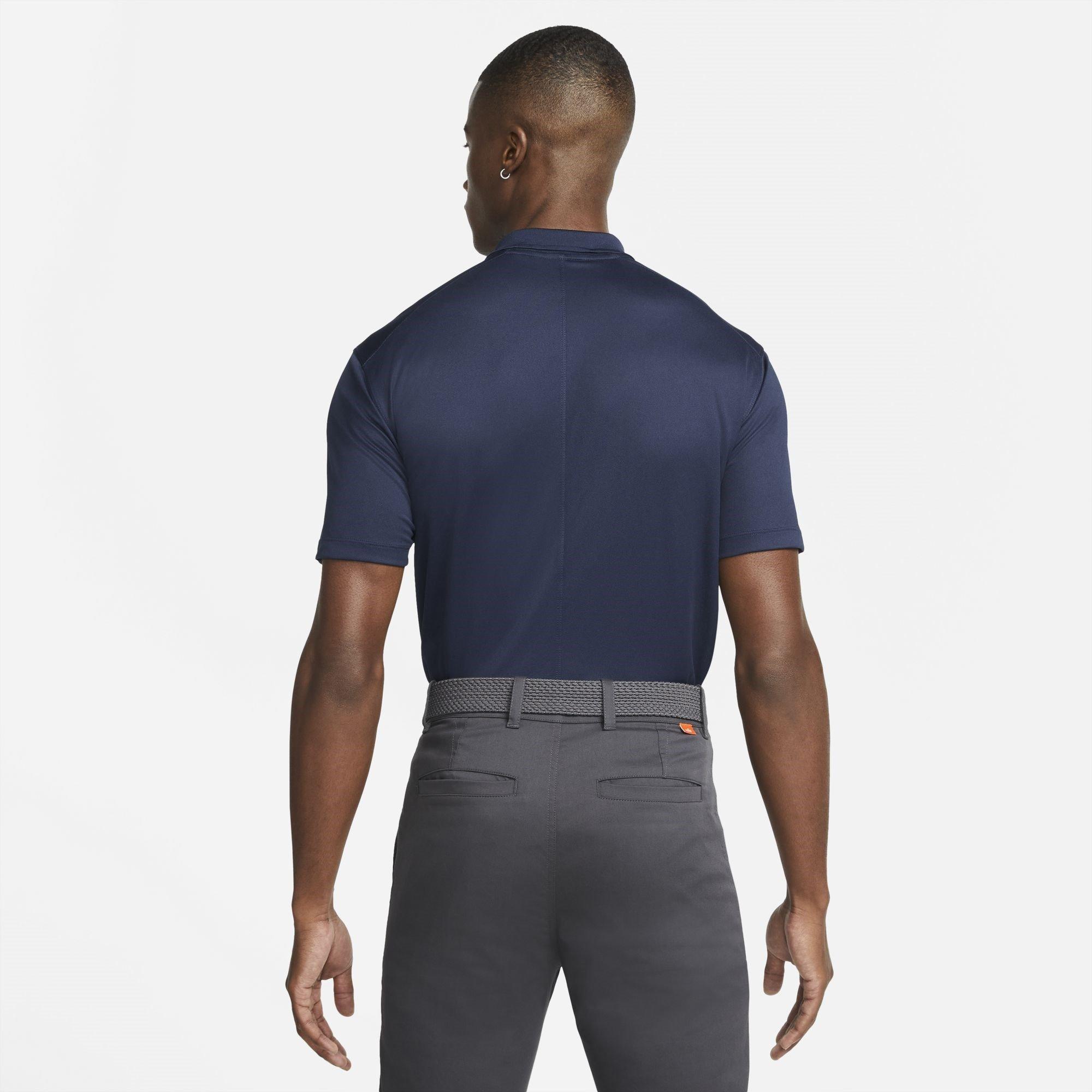 Navy/White - Nike - Dri-FIT Victory Golf Polo Shirt Mens - 2