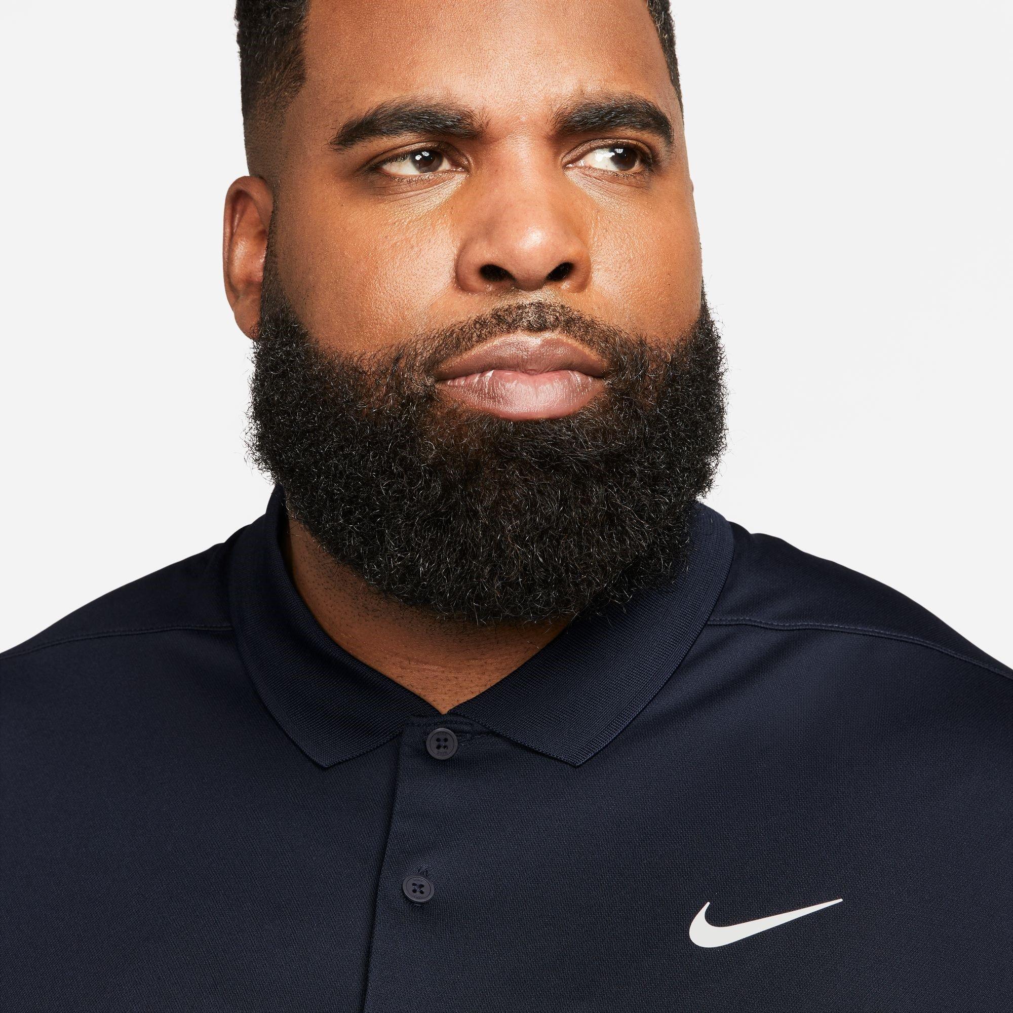 Navy/White - Nike - Dri-FIT Victory Golf Polo Shirt Mens - 7