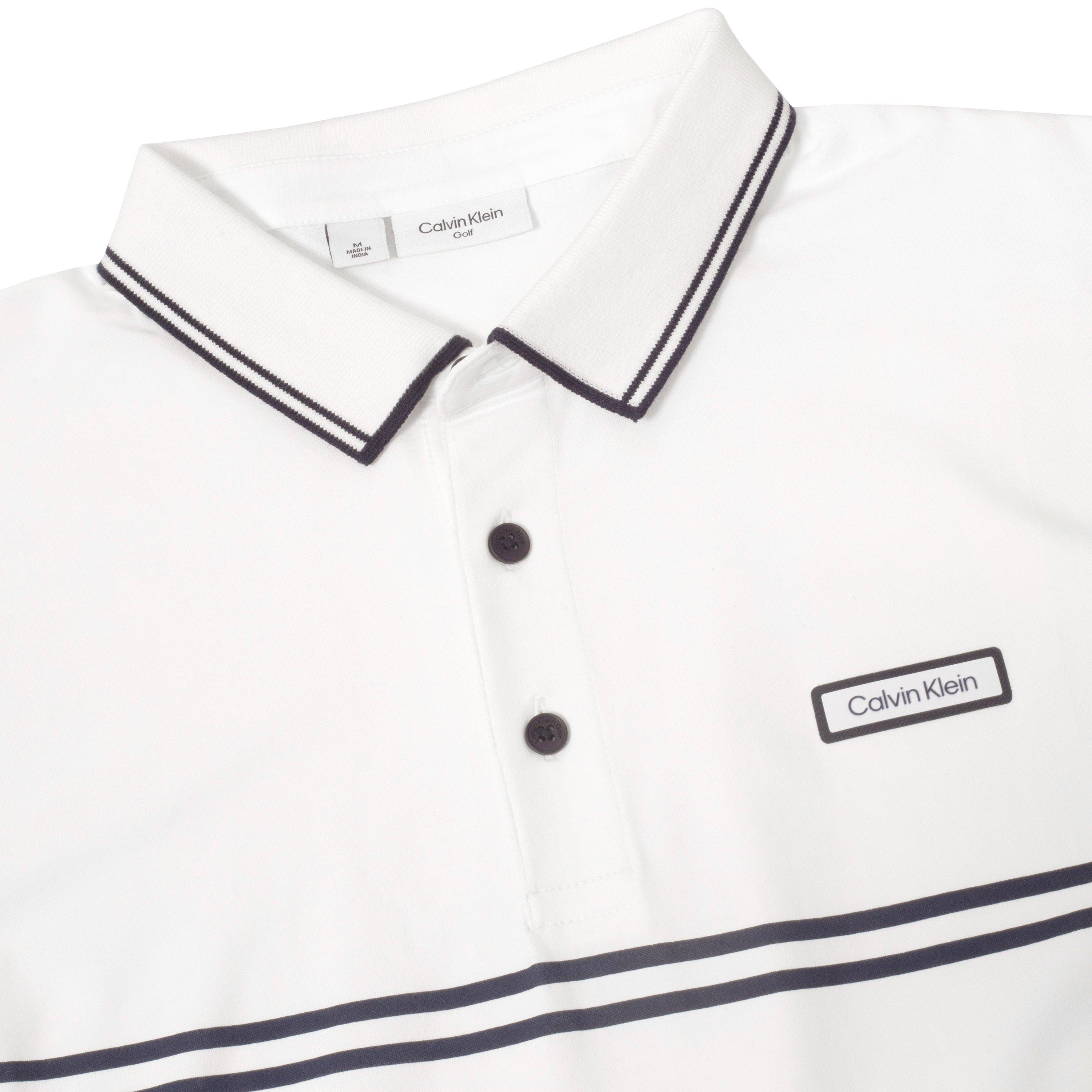 Wit - Calvin Klein Golf - Men's Short Sleeve Performance Polo Shirt - 7
