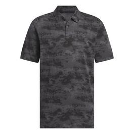 adidas Go To Printed Mesh Polo Shirt Mens