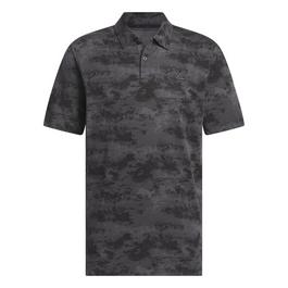 adidas Go-To Printed Mesh Polo Shirt Mens