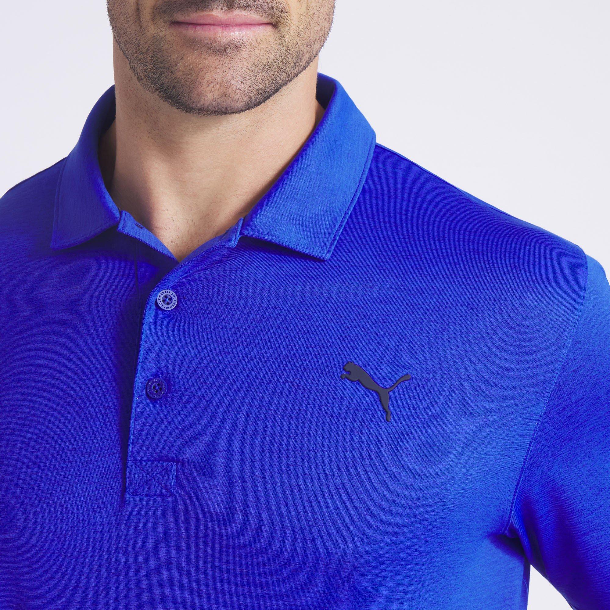 Blauw - Puma - Puma Icon Heather Polo 2.0 - Lc - 5